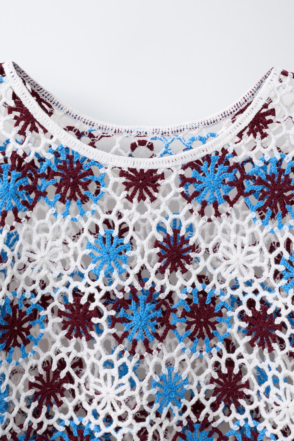 JERSEY PUNTO CROCHET FLORES / Multicolor - Zara фото 3