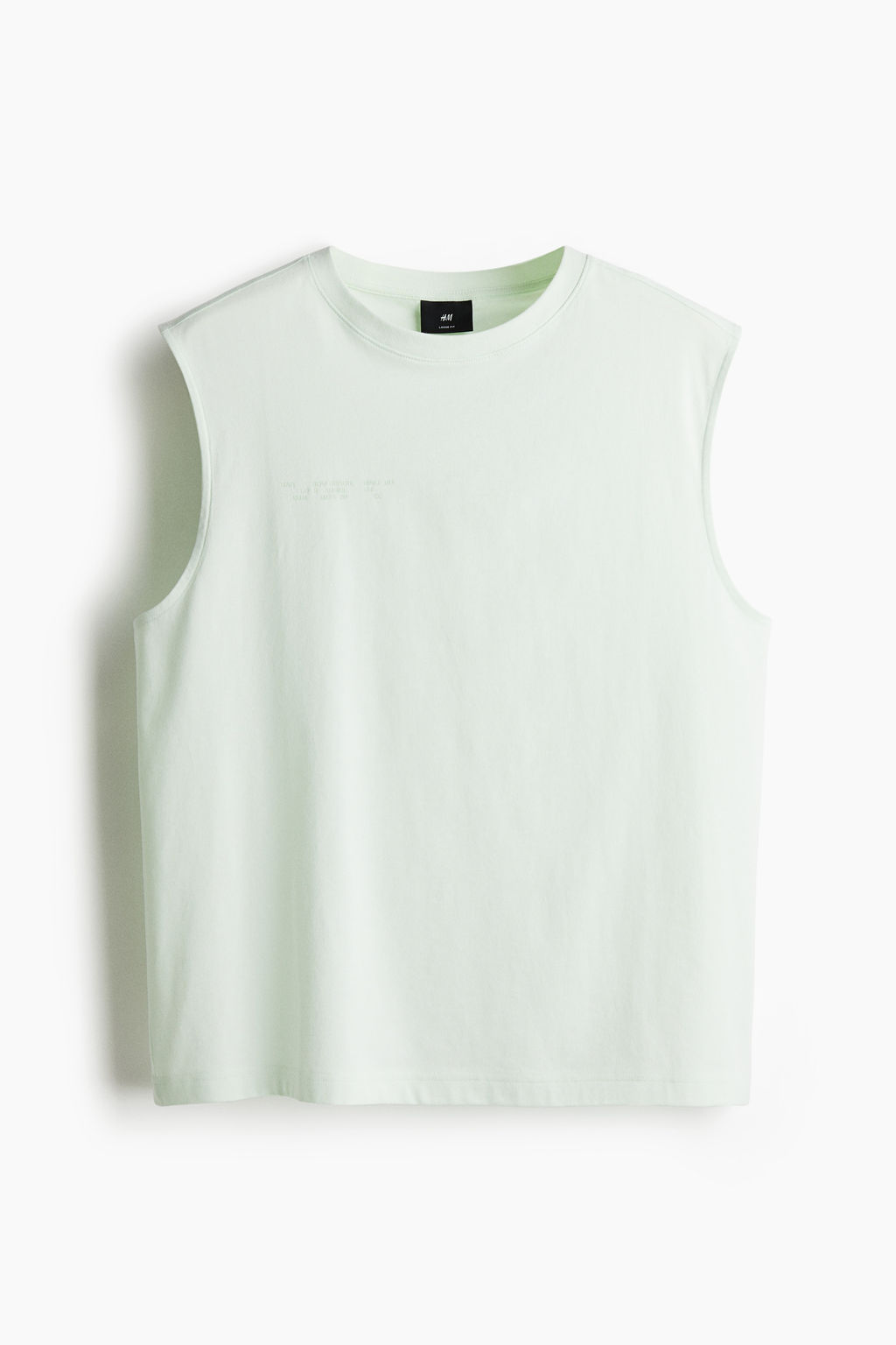 Camiseta sin mangas con motivo estampado Loose Fit - H&m фото 2
