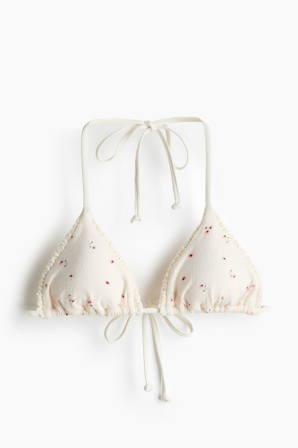 Top de bikini triangular con relleno - H&m фото 2