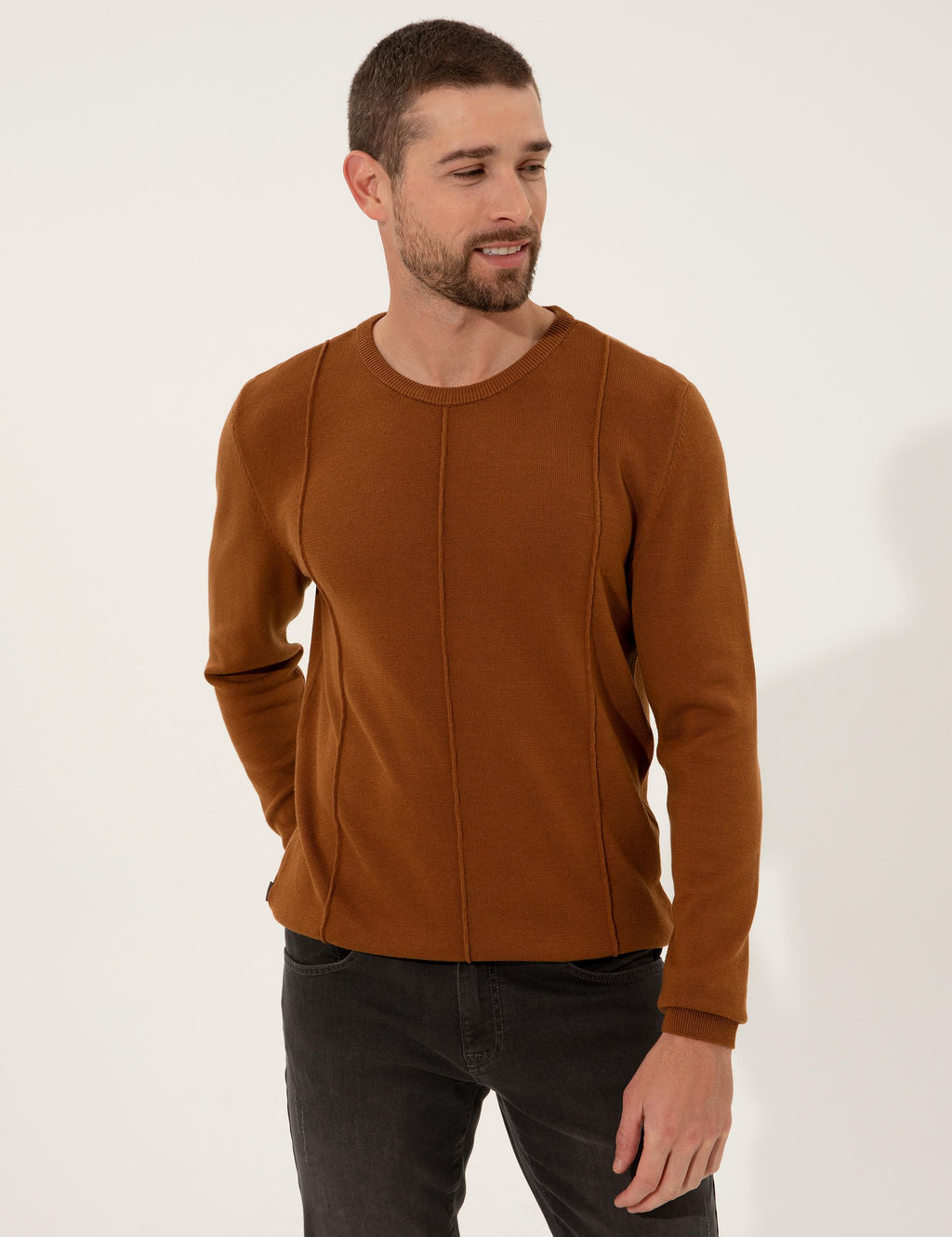 Tar__n Slim Fit Bisiklet Yaka Triko Kazak - Pierre cardin фото 2