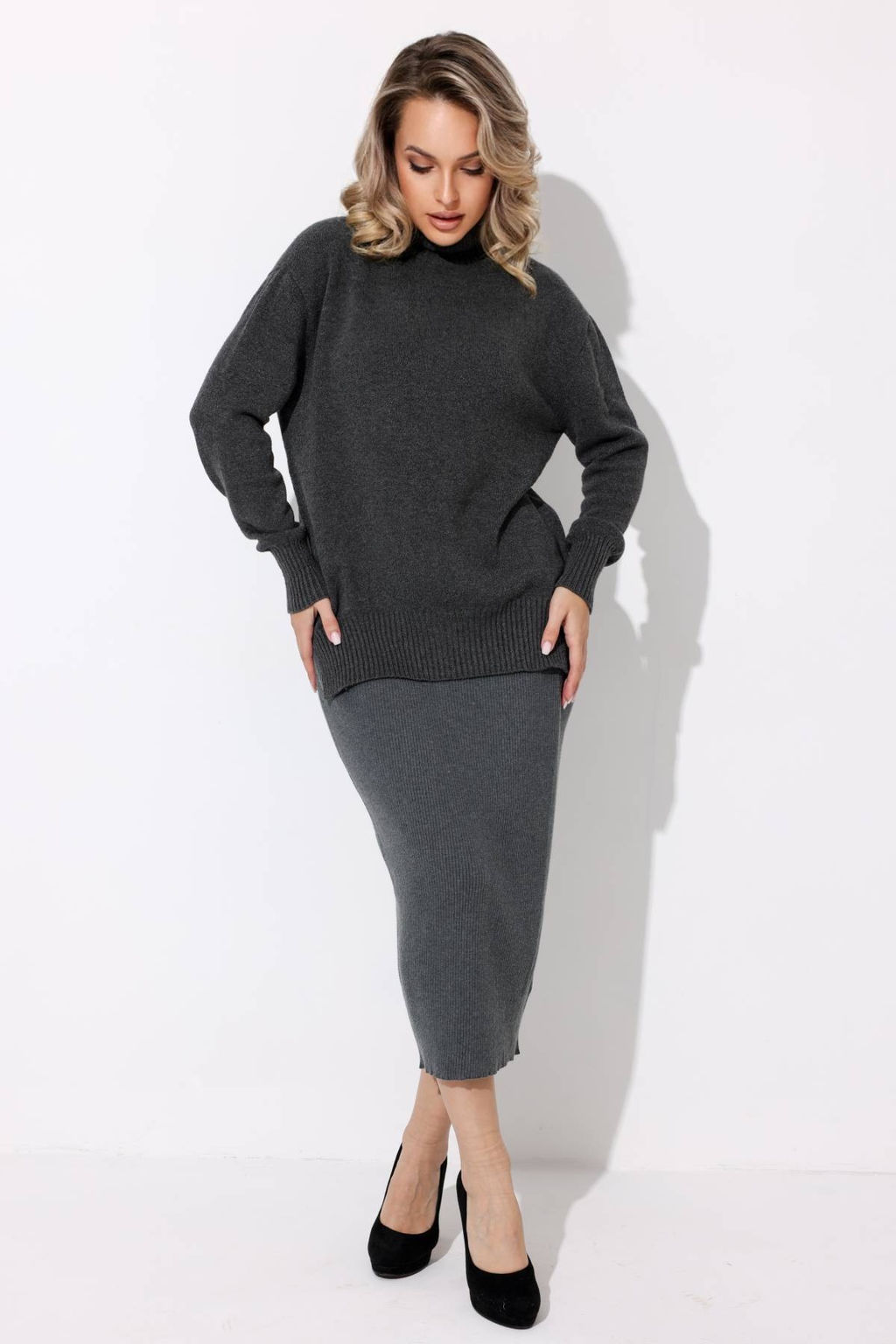 Юбка SK 1888_Grey/Серый