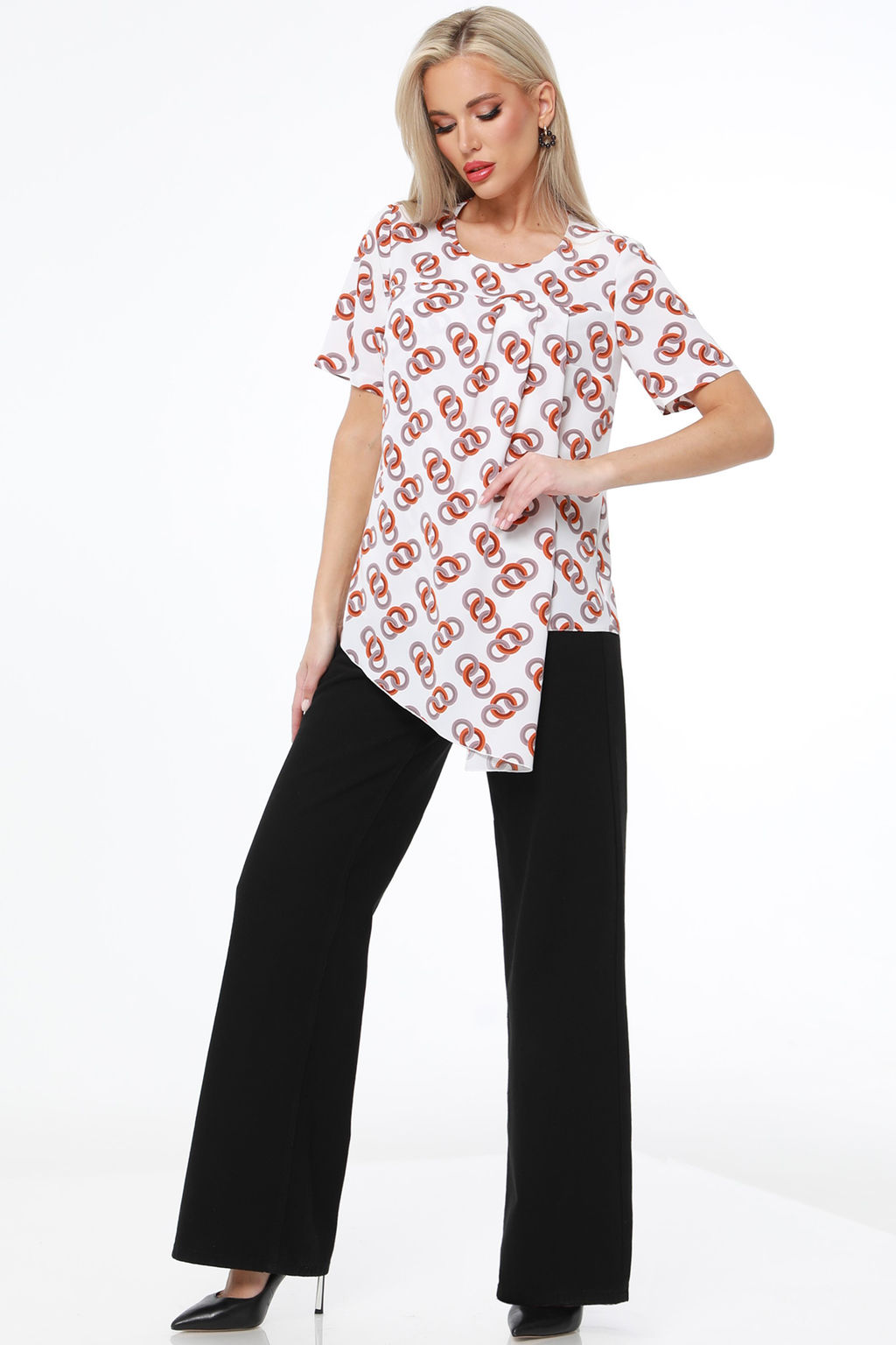 Блузка Вилена, принт - Dstrend фото 9