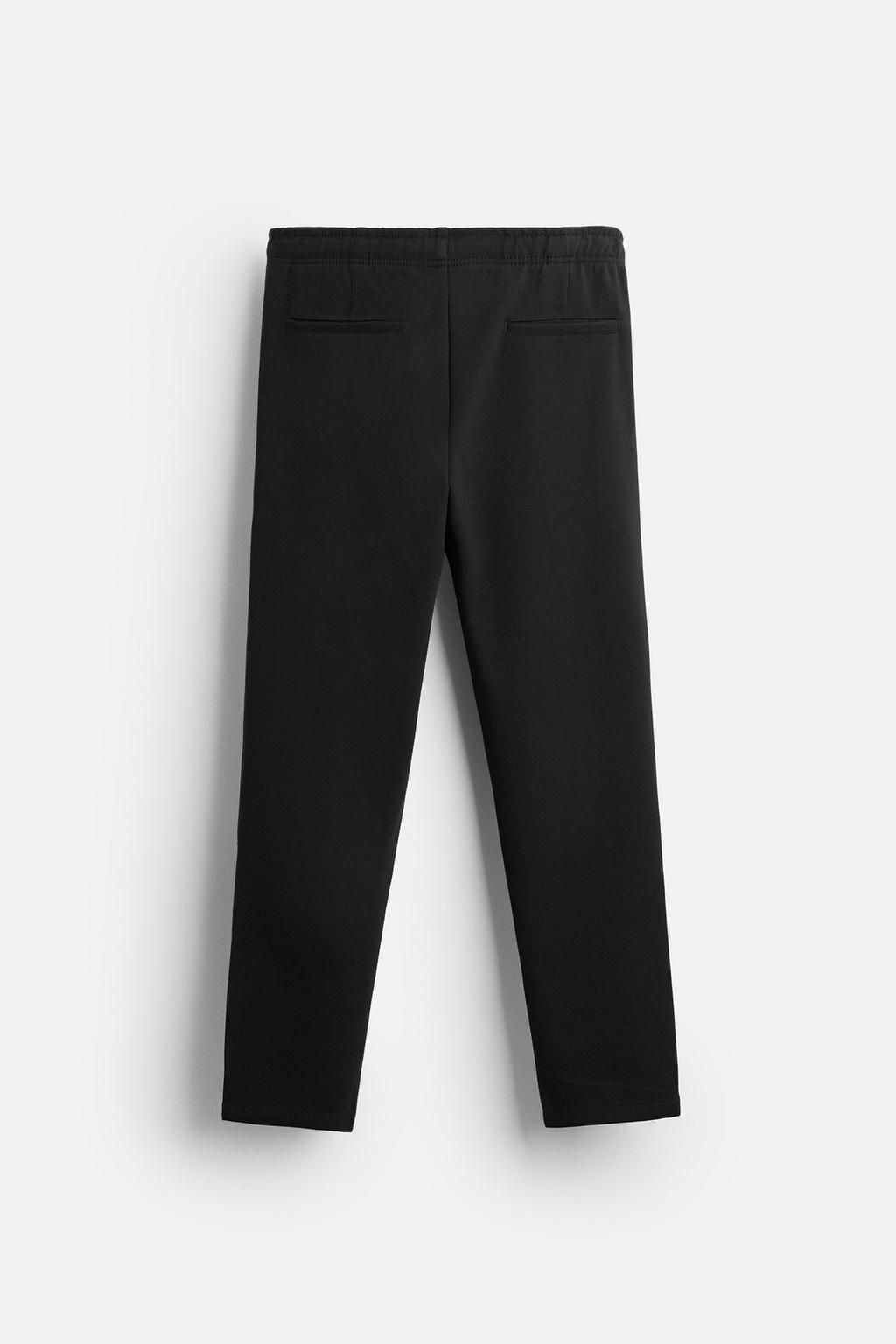 COMFORT FIT JOGGER WAIST TROUSERS - Zara фото 15