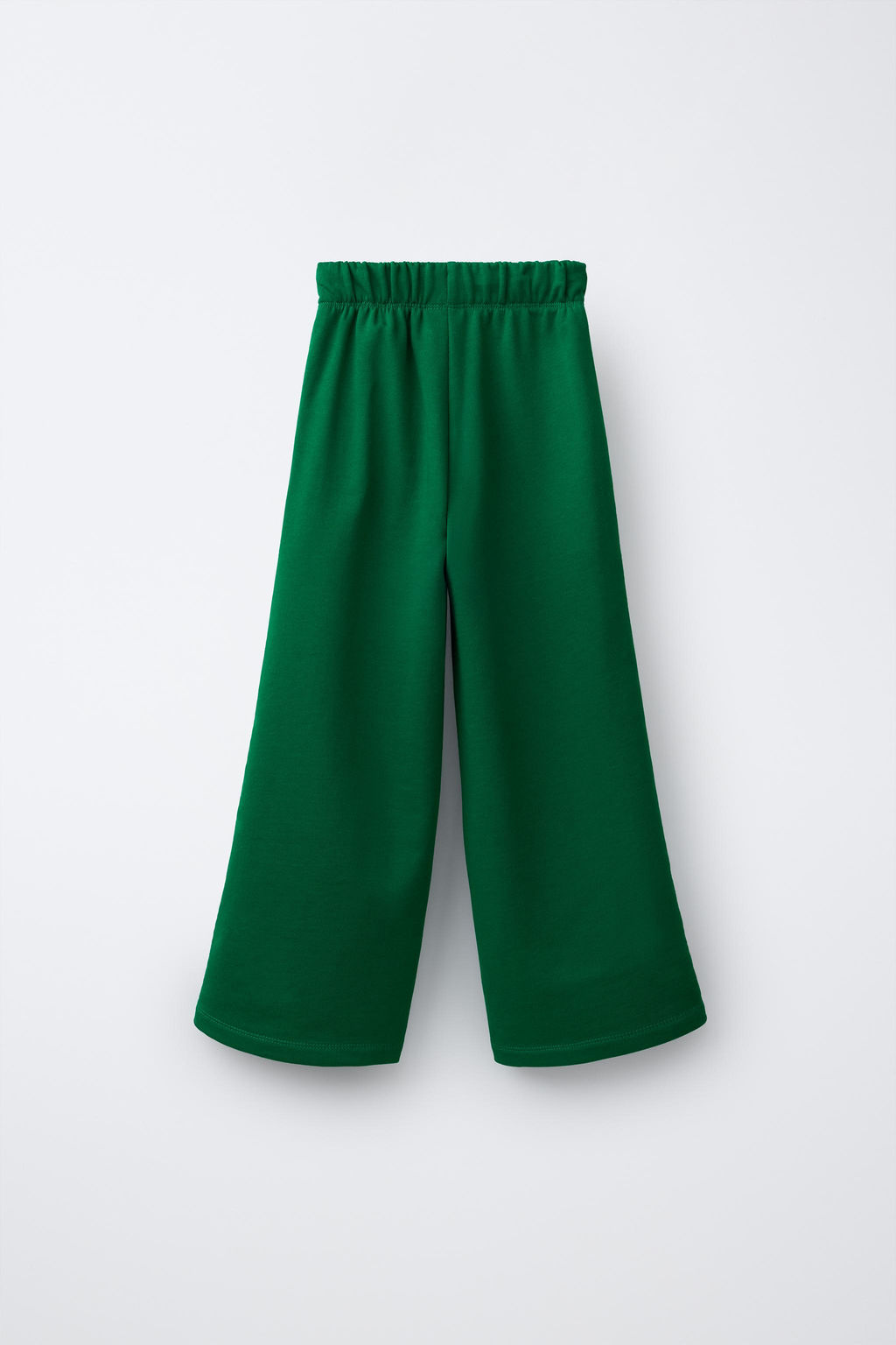PANTAL?N FELPA WIDE LEG PENN  / Verde / Crudo - Zara фото 3