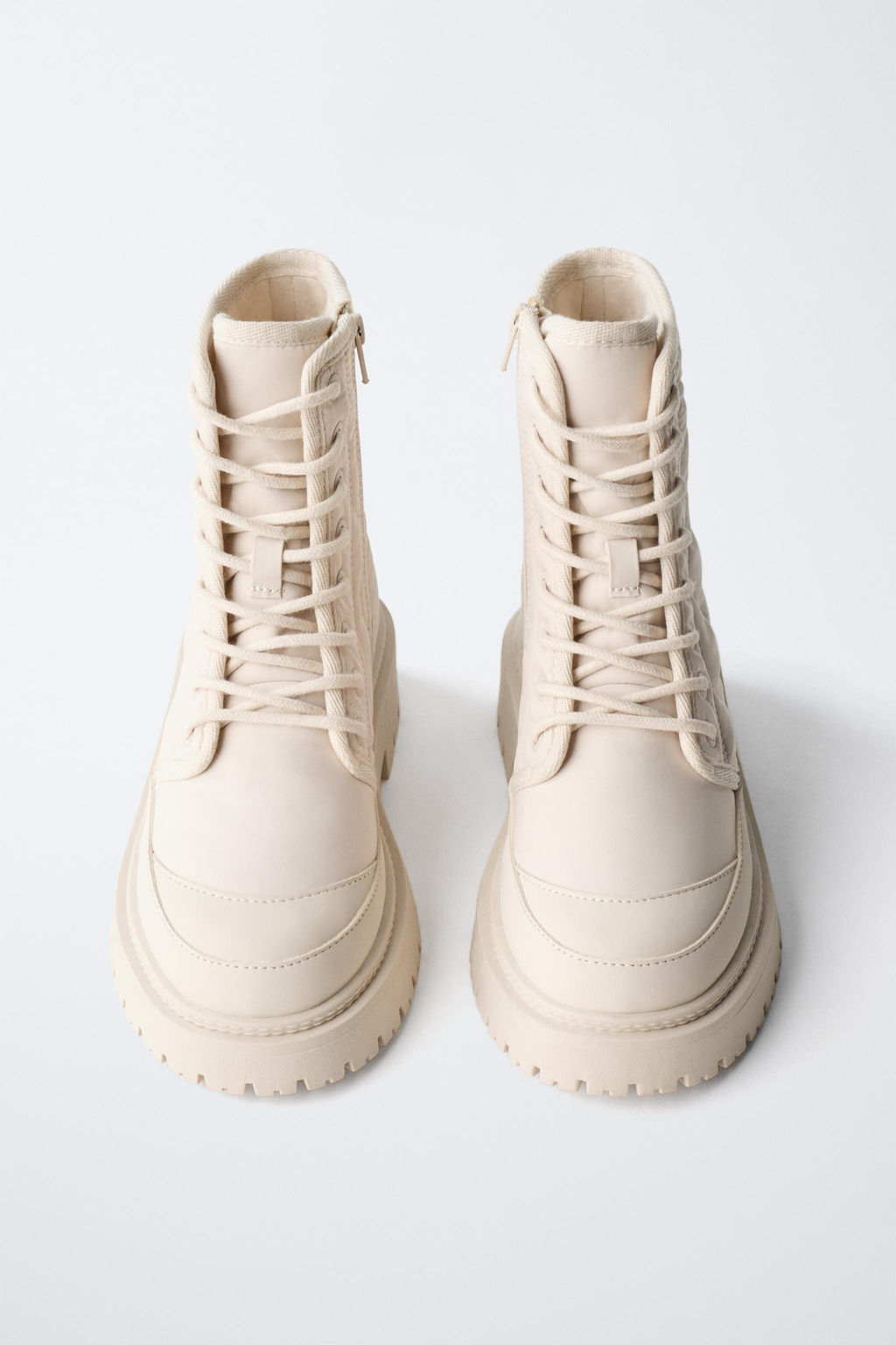 QUILTED ANKLE BOOTS - Zara фото 4