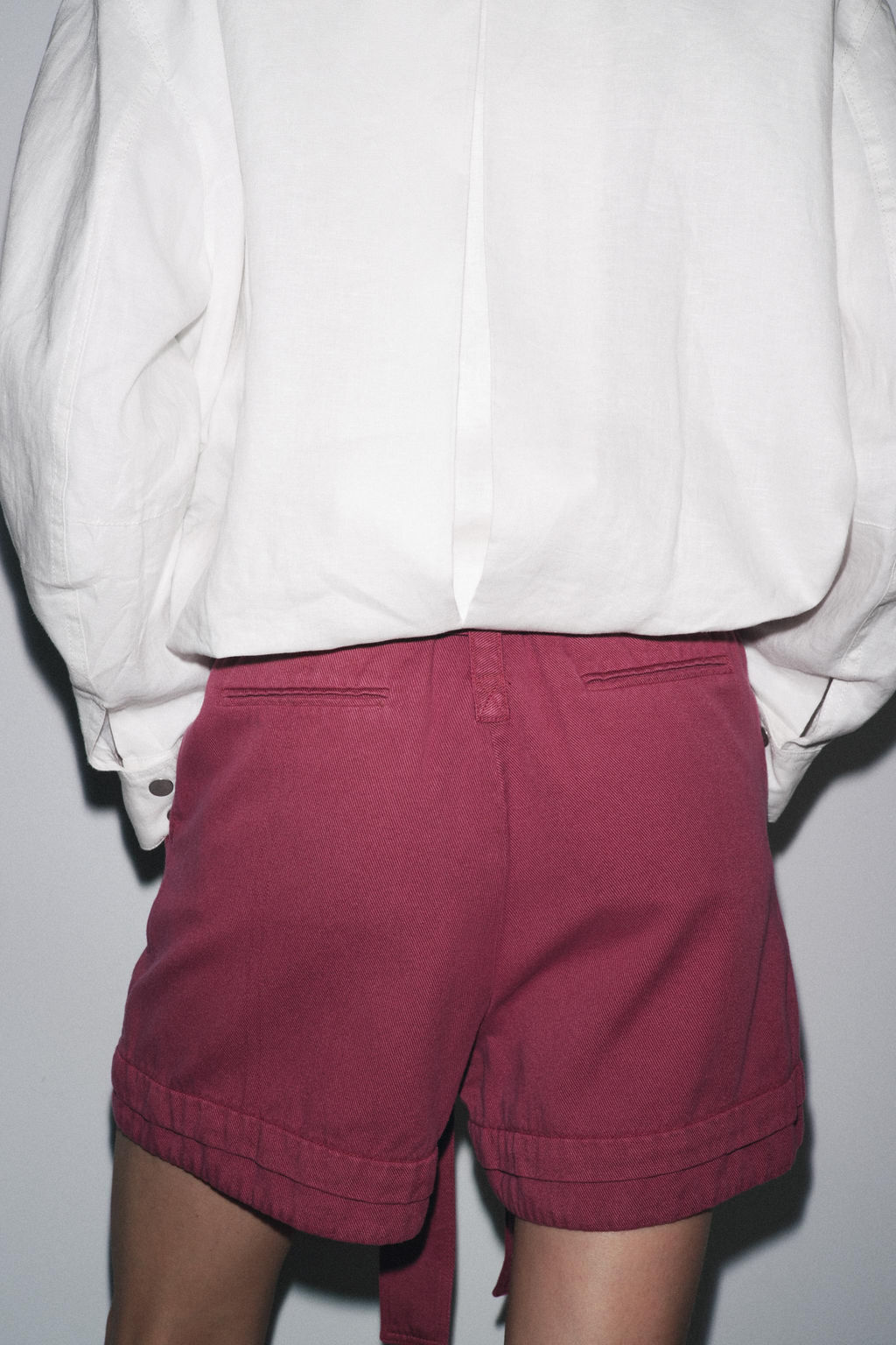 FLOWING SHORTS WITH BELT ZW COLLECTION - Zara фото 3