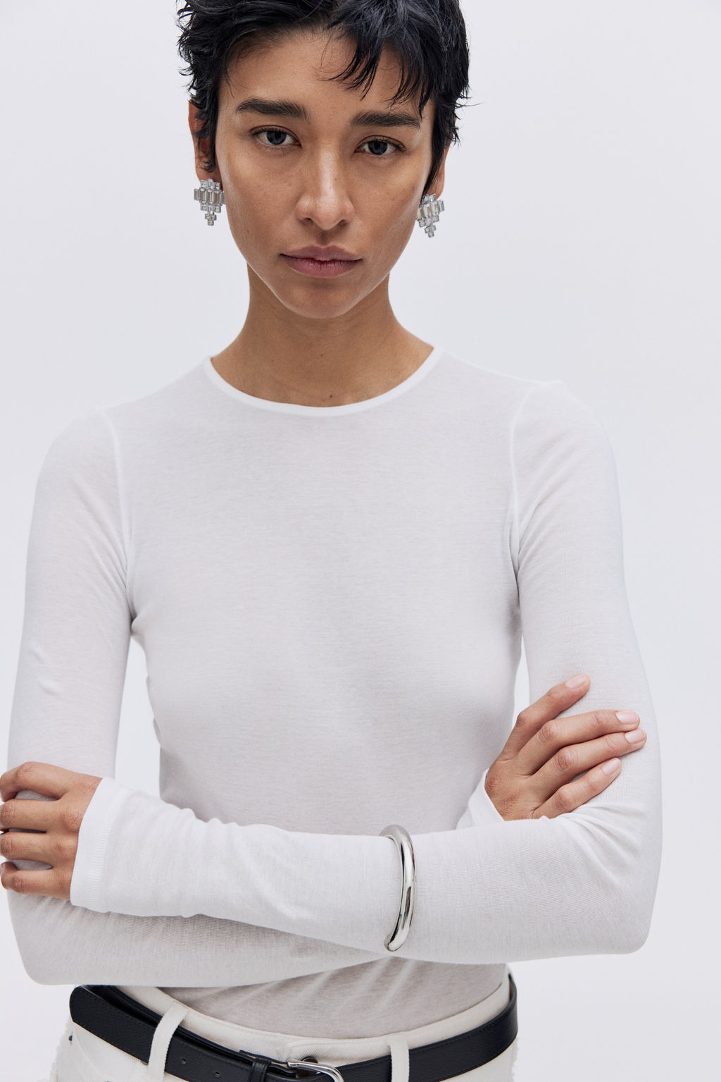 Top en algod?n pima - H&m фото 4
