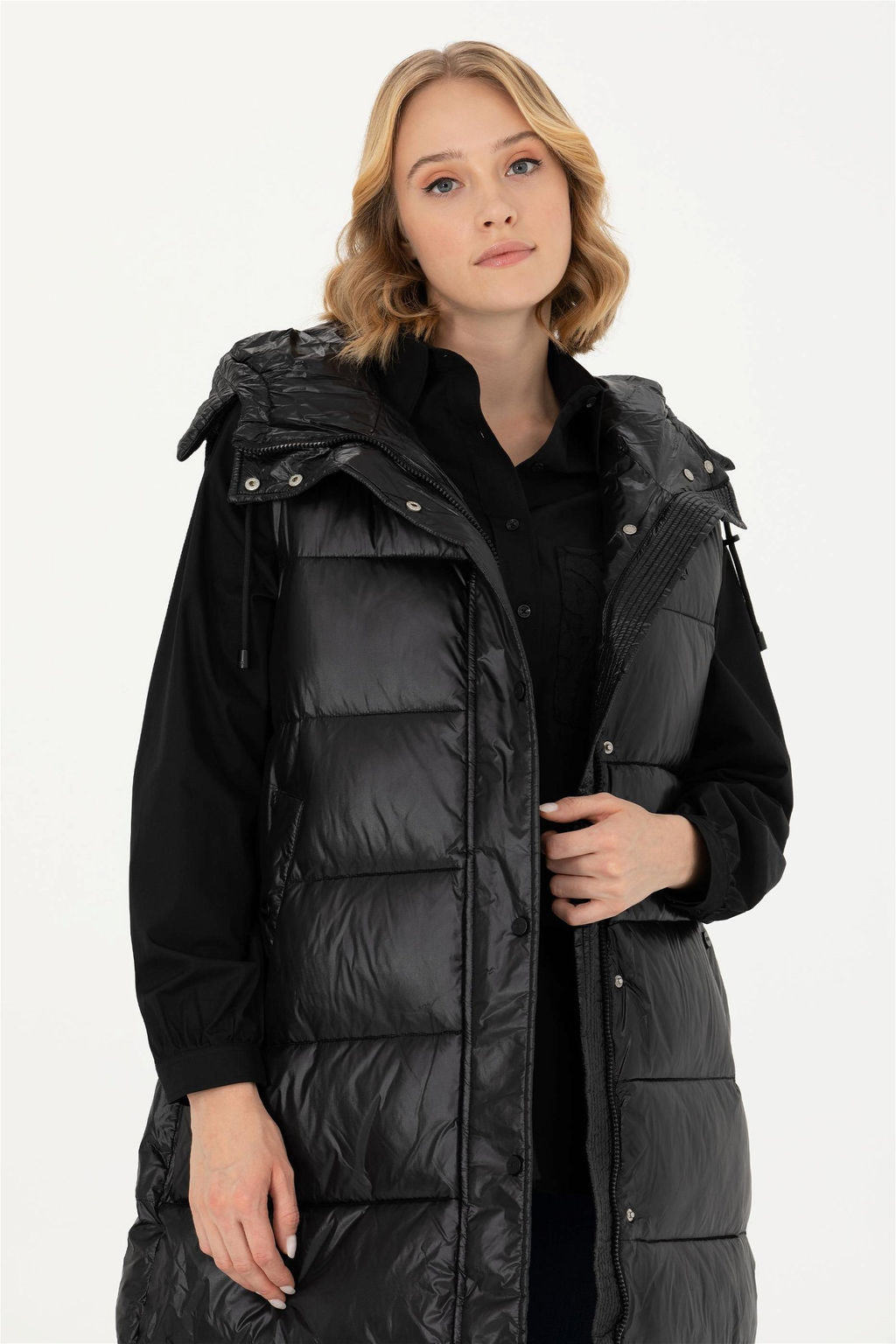 Женский черный жилет Неожиданная скидка в корзине - U.s. polo assn фото 3