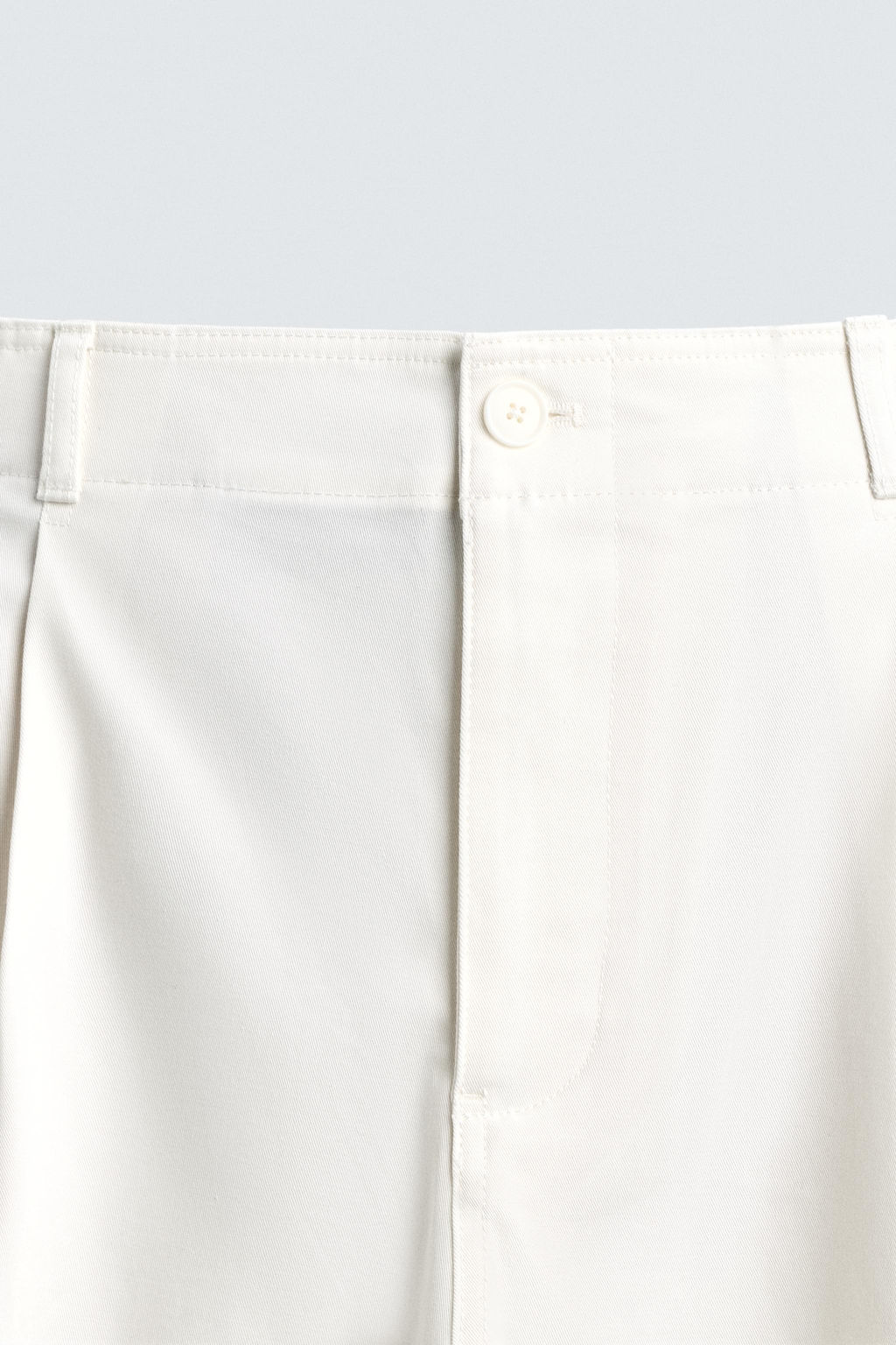 PANTAL?N WIDE FIT PLIEGUES / Crudo - Zara фото 9