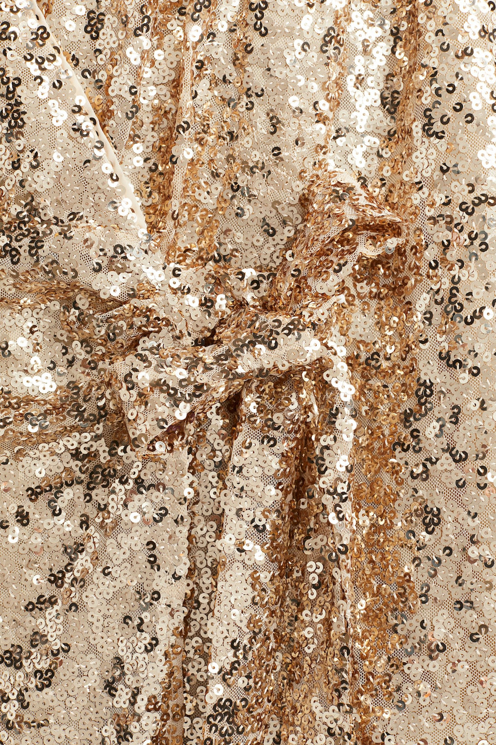 Vestido cruzado de lentejuelas - H&m фото 6