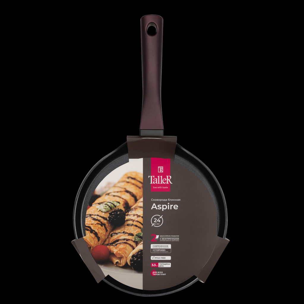 Сковорода блинная TalleR TR-44103 Аспайр 24 см  фото 10
