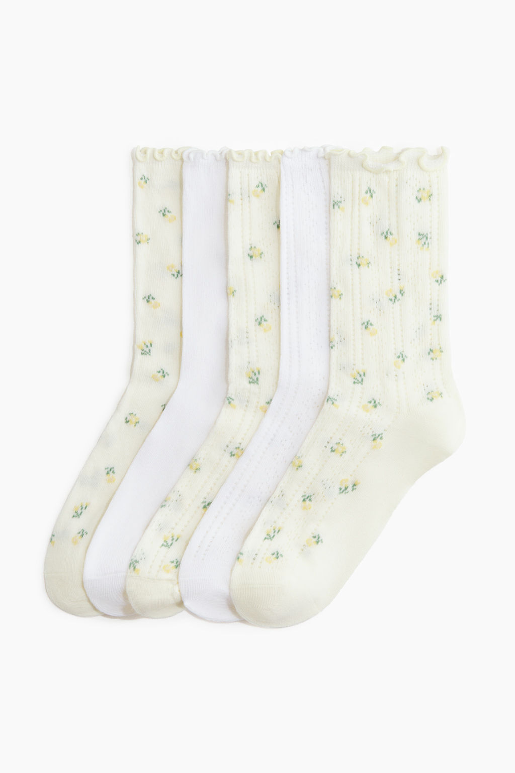 Pack de 5 calcetines en punto pointelle - H&m фото 2