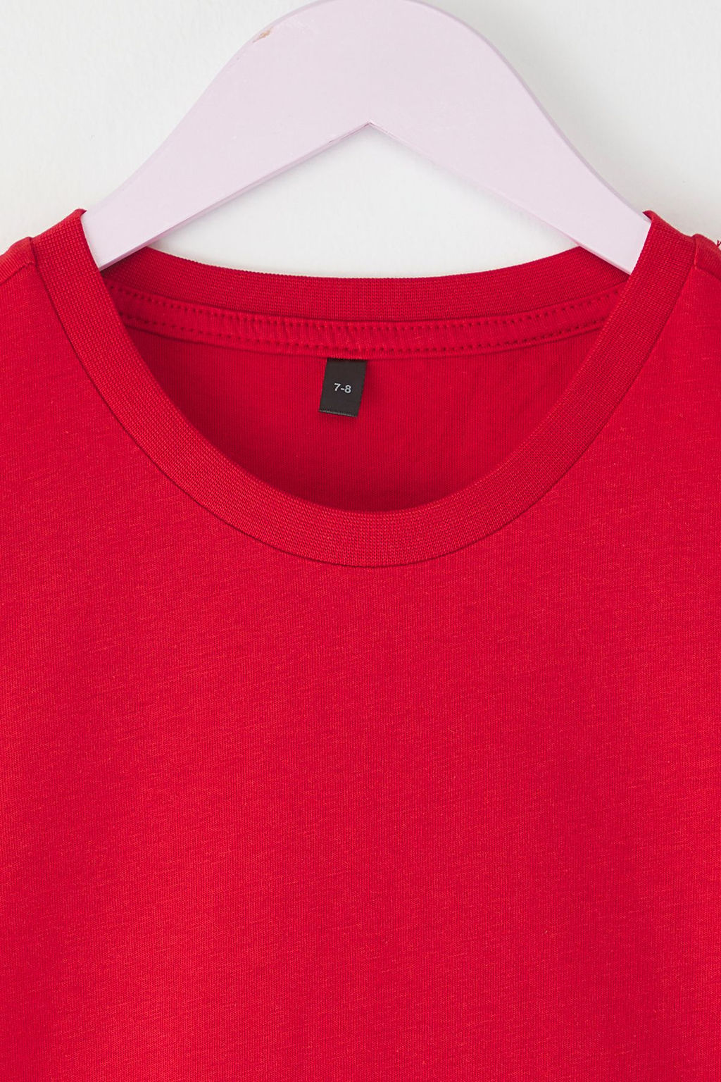 Siyah-Beyaz-K?rm?z? 3lu Erkek Cocuk %100 Pamuk Basic K?sa Kol Orme T-Shirt TKDSS25TS00021 - Trendyolmilla фото 3