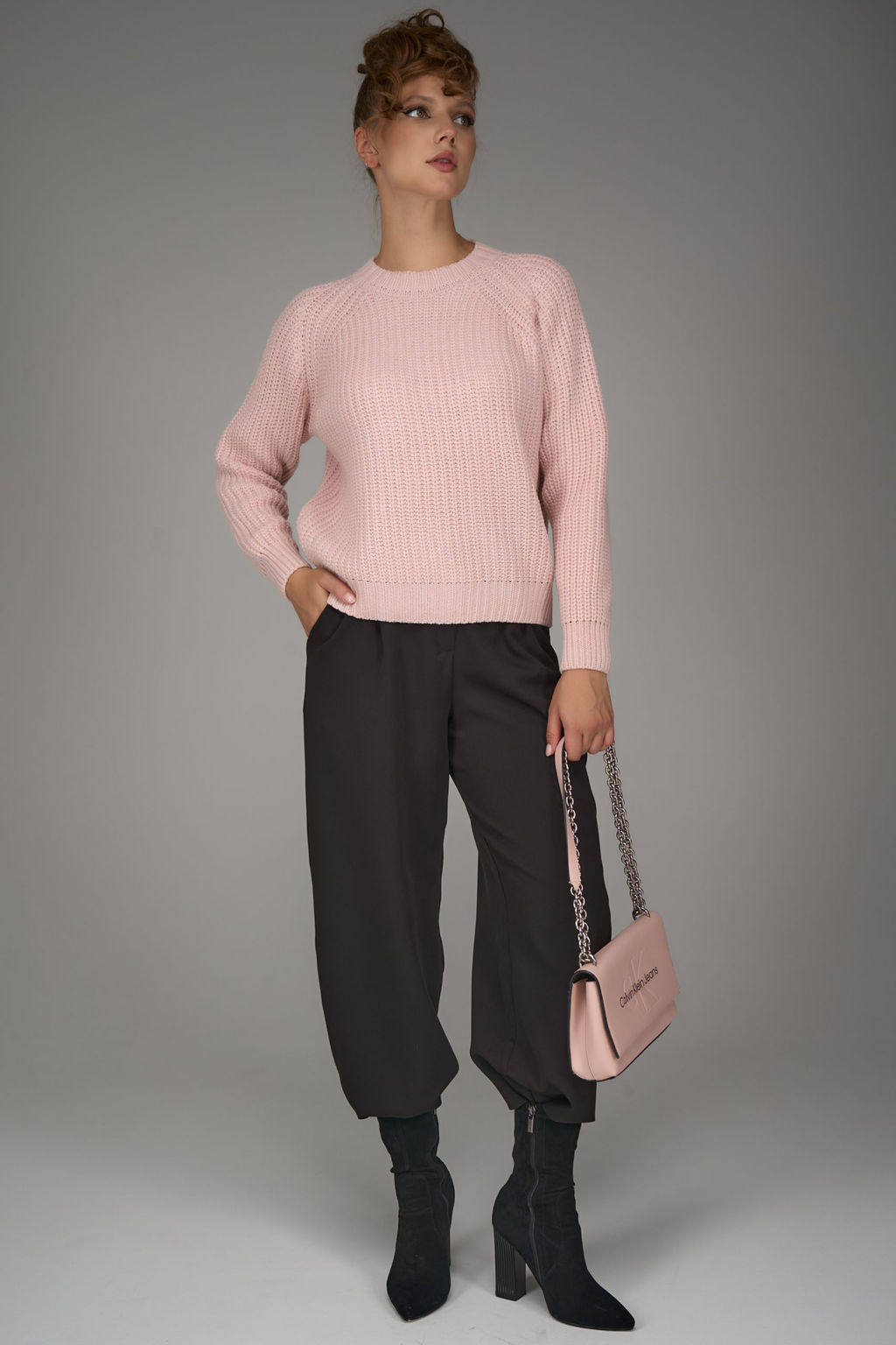 Свитер Наоми (пудра) - Эльза фото 7
