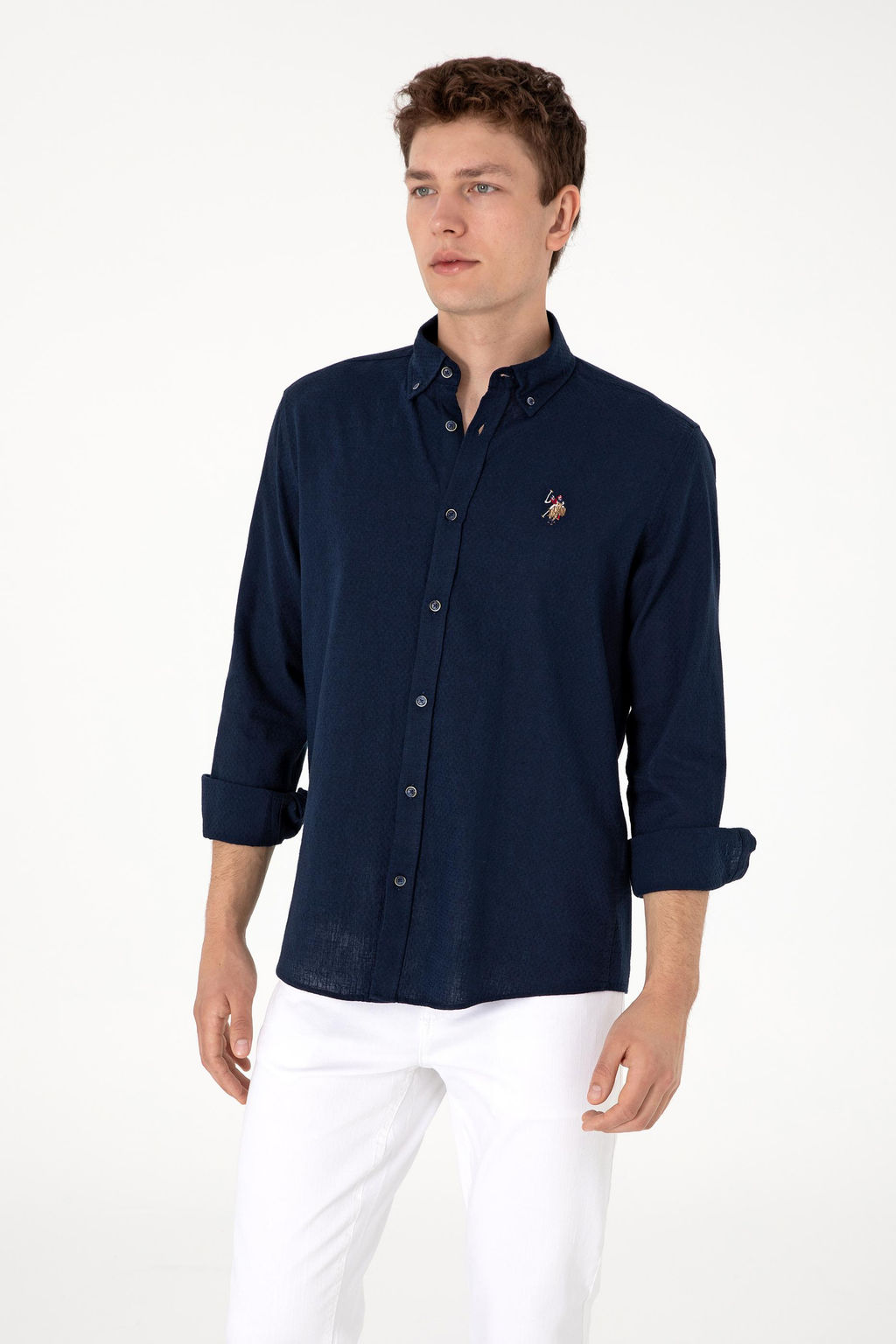 Erkek Lacivert Uzun Kollu G_mlek Sepette S_rpriz _ndirim - U.s. polo assn фото 3