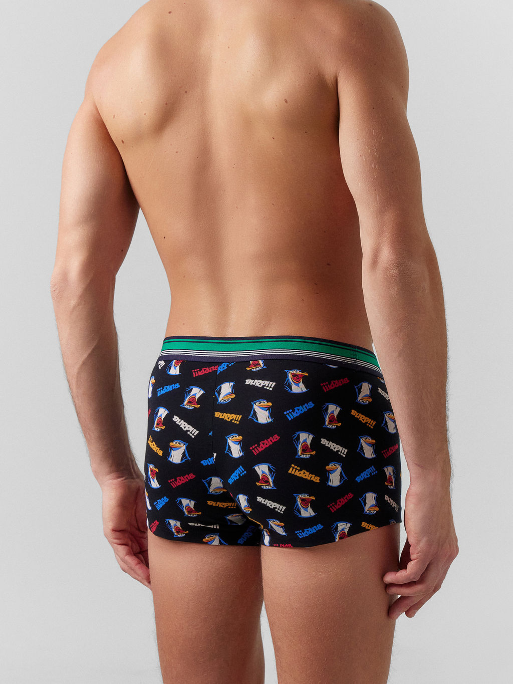Трусы боксеры мужские в наборе, 2 шт прикольные пингвины +глубокий синий 411124-2 - Mark formelle фото 9