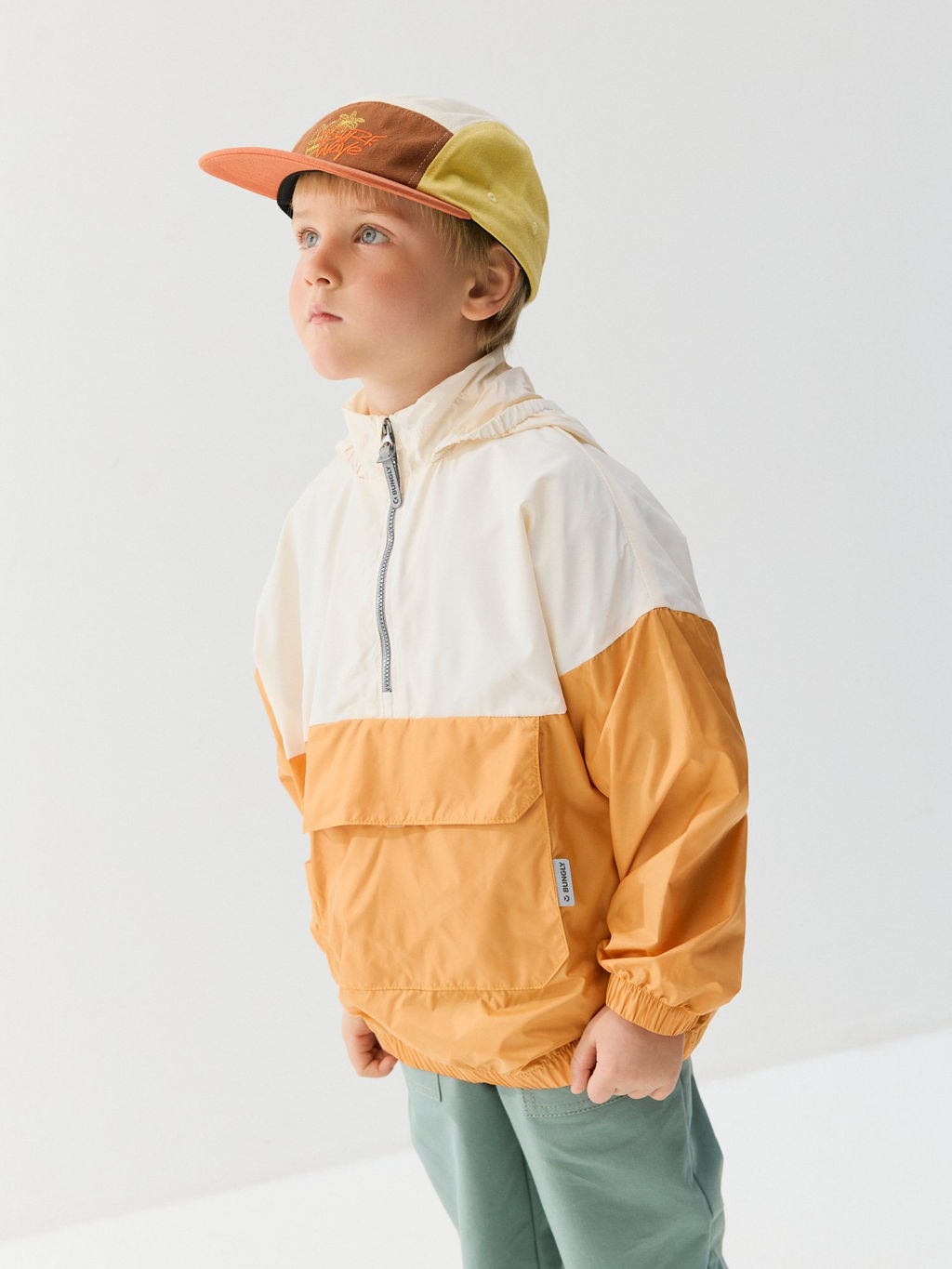 Анорак на сетчатой подкладке Апельсин - Bungly фото 8