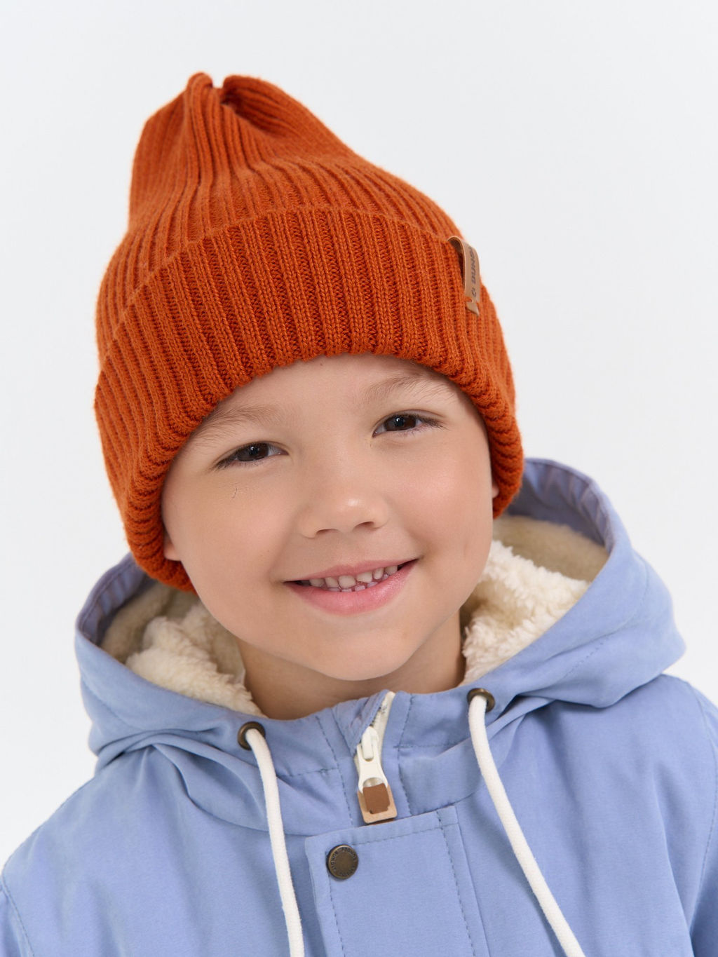 Шапка тыква из смесовой шерсти однослойная Мандарин - Bungly фото 3