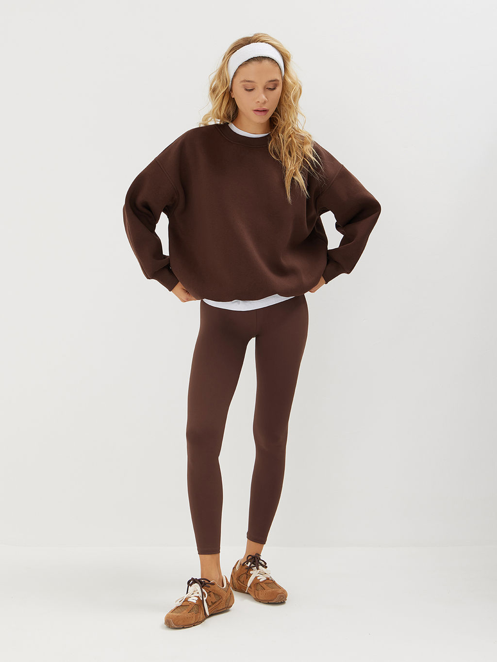 Утепленный свитшот оверсайз - NEVERLATE фото 5