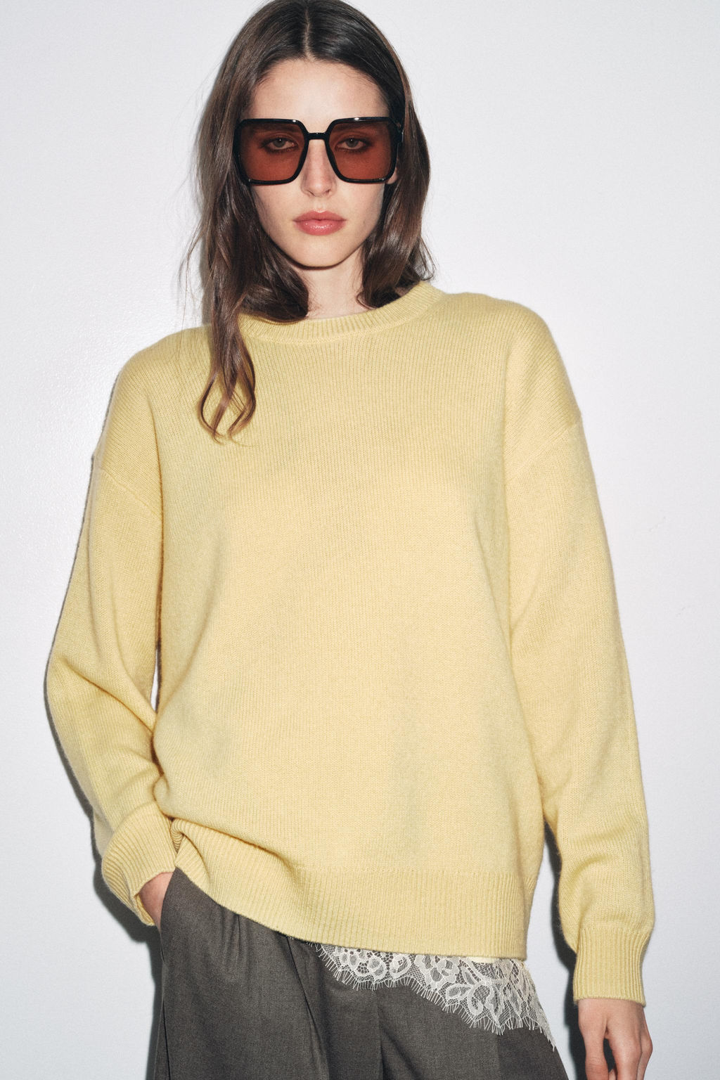 BASIC 100% CASHMERE SWEATER - Zara фото 2