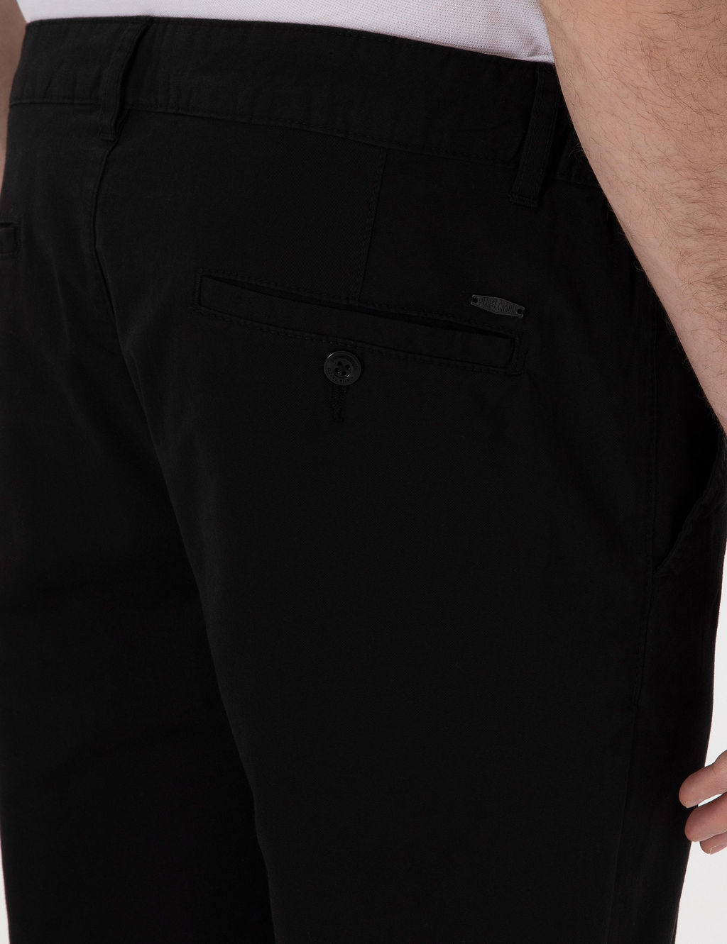 Siyah Slim Fit Kanvas Pantolon - Pierre cardin фото 6