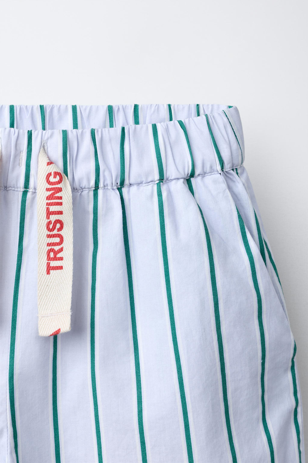 PANTAL?N ESTAMPADO RAYAS / Azul - Zara фото 3