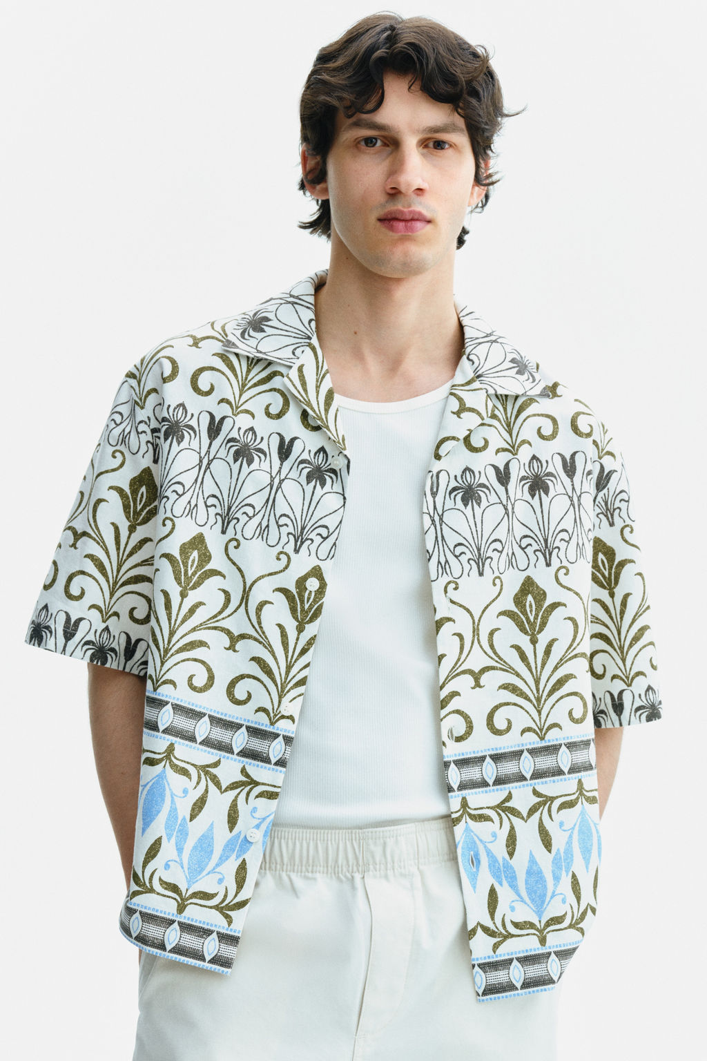 Camisa resort estampada Relaxed Fit - H&m фото 3