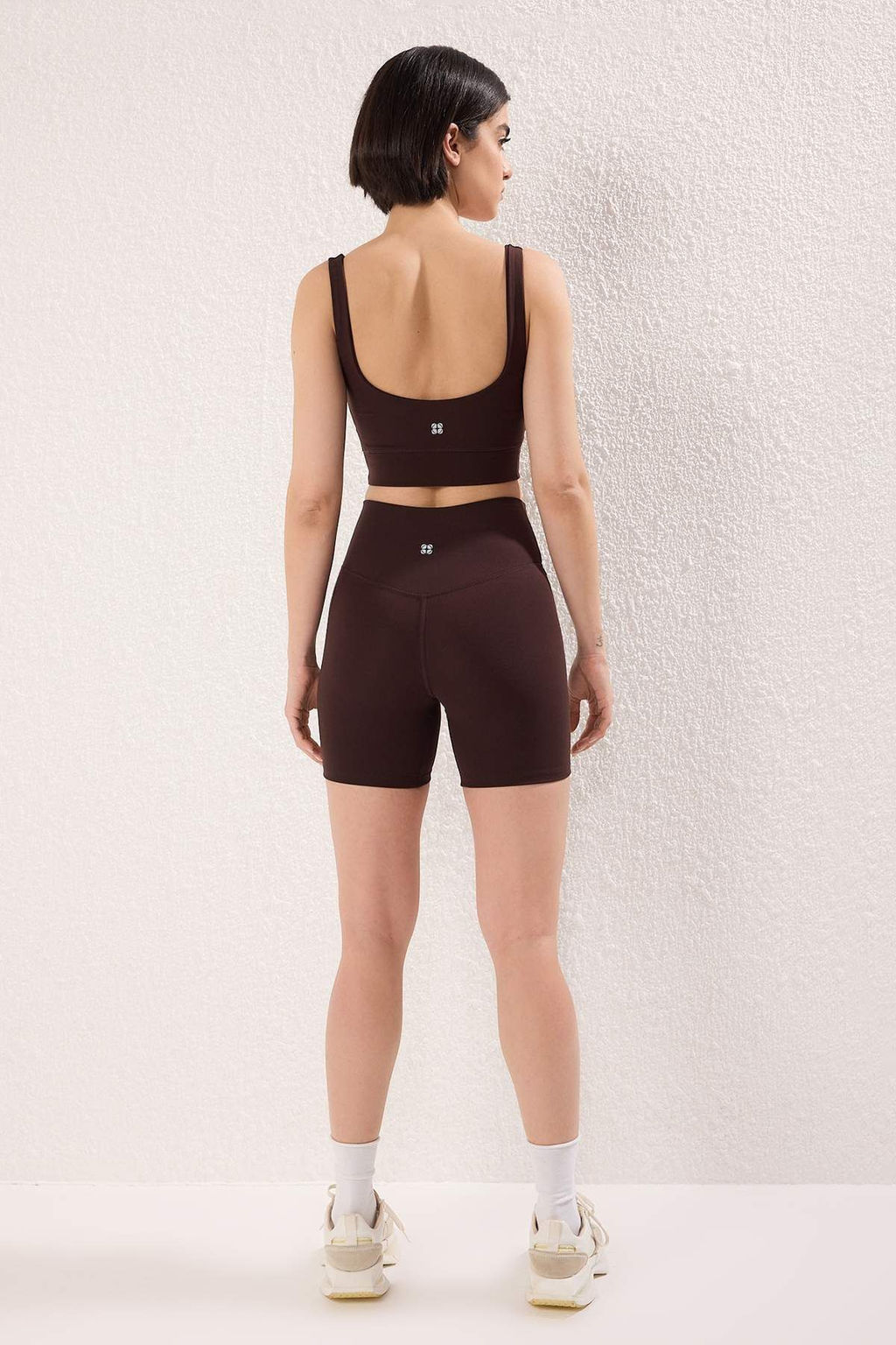 TRENDYOLMILLA K?rm?z? F?rcal? Soft Kumas Ic Bel Cep Detayl? Orme Spor Sort/K?sa Tayt THMSS24TY00020 фото 32