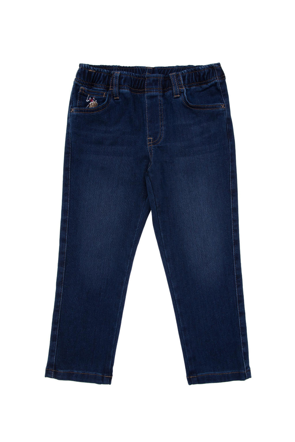 Джинсовые брюки цвета индиго для мальчика Неожиданная скидка в корзине - U.s. polo assn фото 2