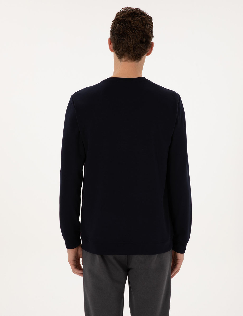 Lacivert Regular Fit Sweatshirt - Pierre cardin фото 5