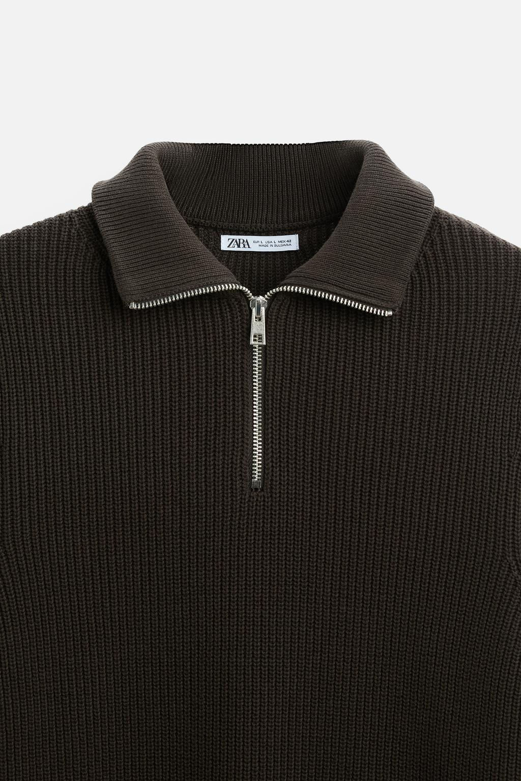 QUARTER-ZIP SWEATER - Zara фото 43