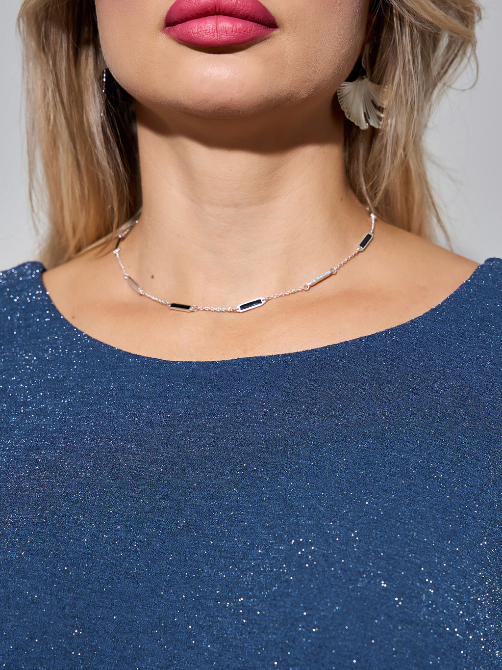 Платье 0385-1 темно-синий