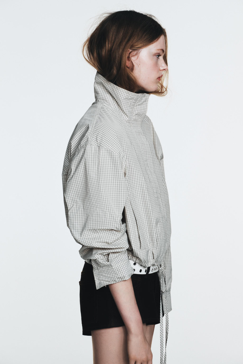 CHECK NYLON JACKET - Zara фото 18