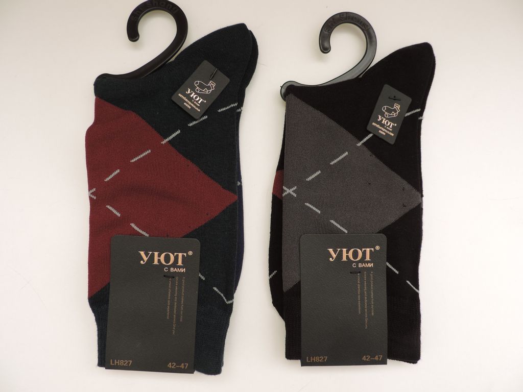 Носки мужские УЮТ, арт. LH 827, р.42-47 цв. в ассортименте