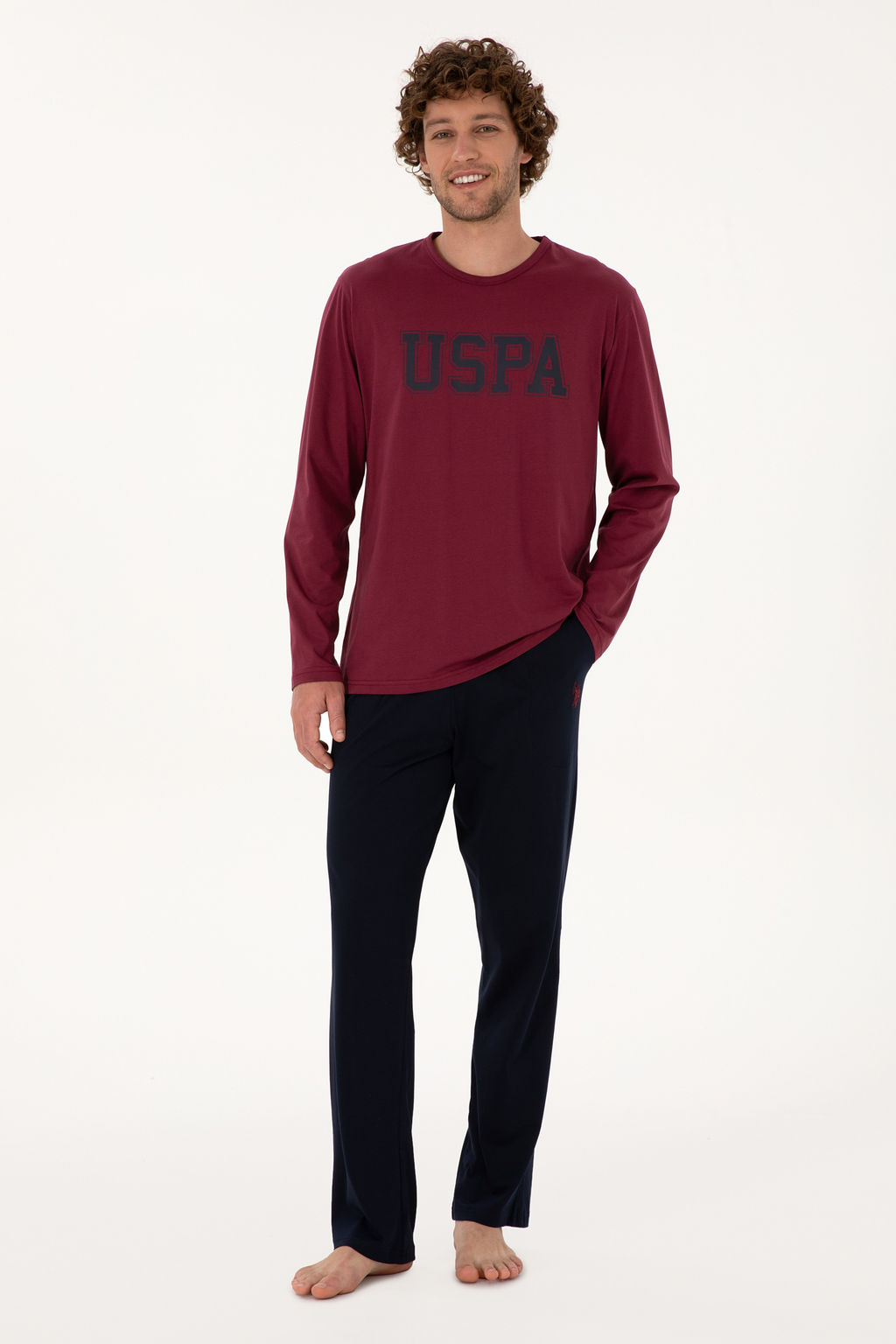 Erkek Vi_ne Pijama Tak_m_ Sepette S_rpriz _ndirim - U.s. polo assn фото 8