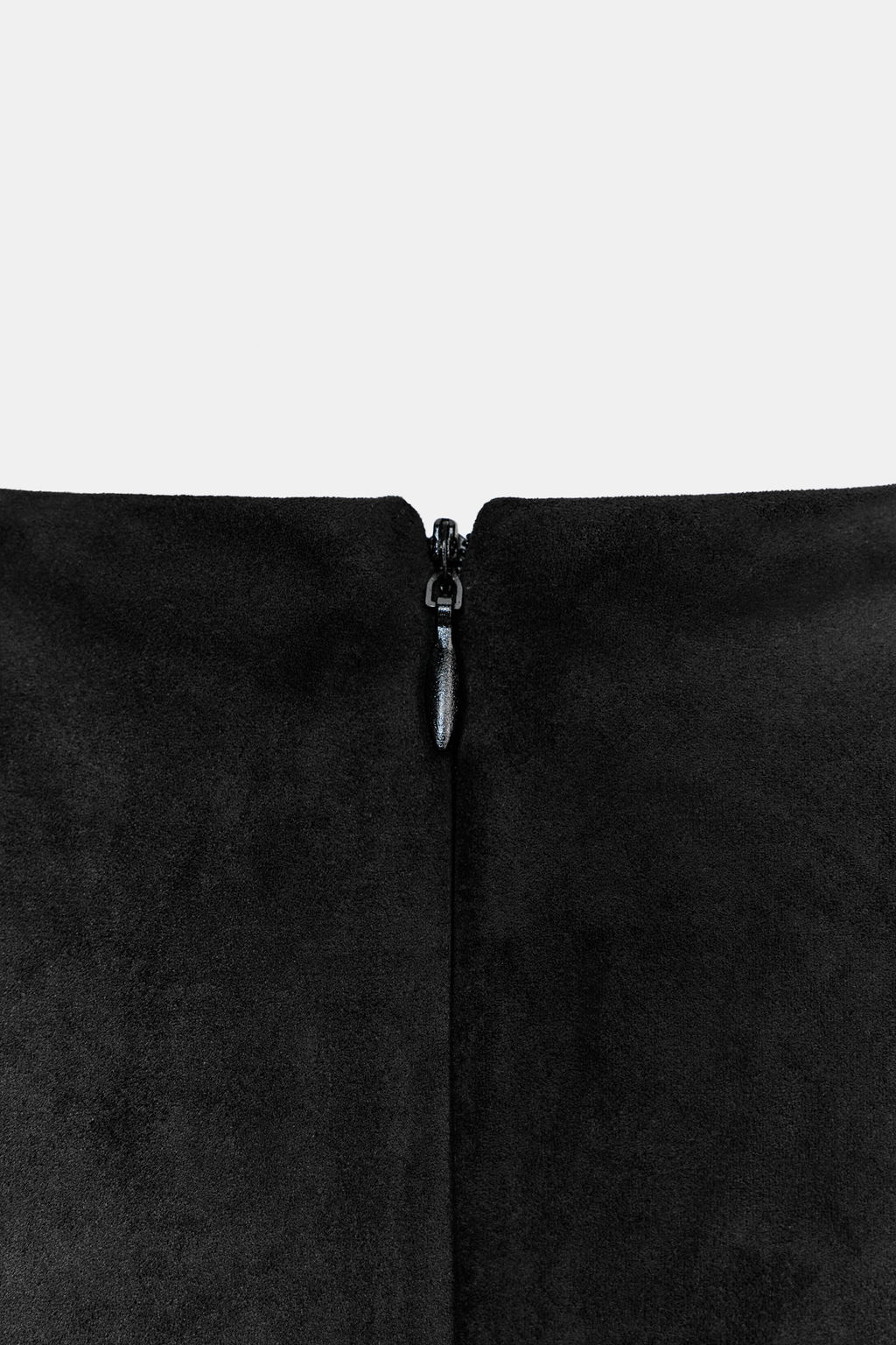 SHORT FAUX SUEDE DRESS WITH RUFFLES - Zara фото 3