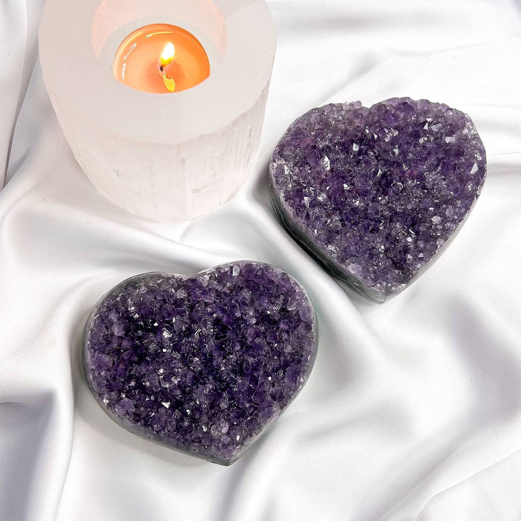 Друза сердце из Аметиста - Радуга самоцветов фото 4