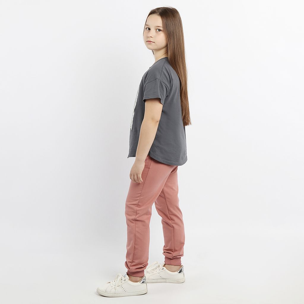 RODOS Брюки для девочки М-256 Пыльная роза