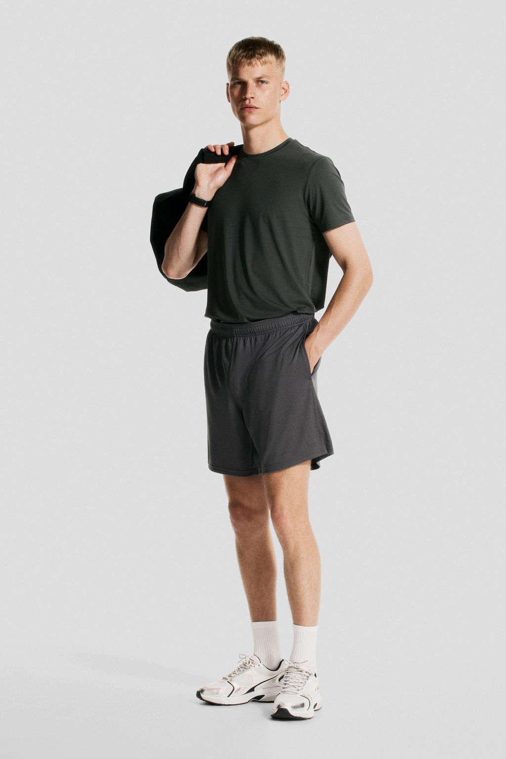 Pantal?n corto de deporte - H&m фото 5