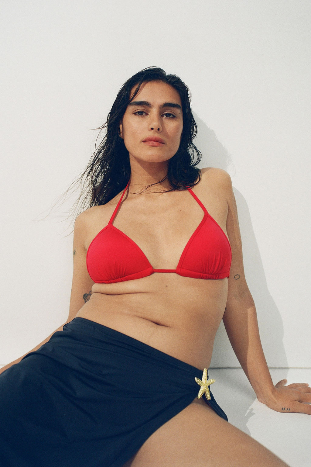 Top de bikini de tri?ngulo con push-up - H&m фото 6