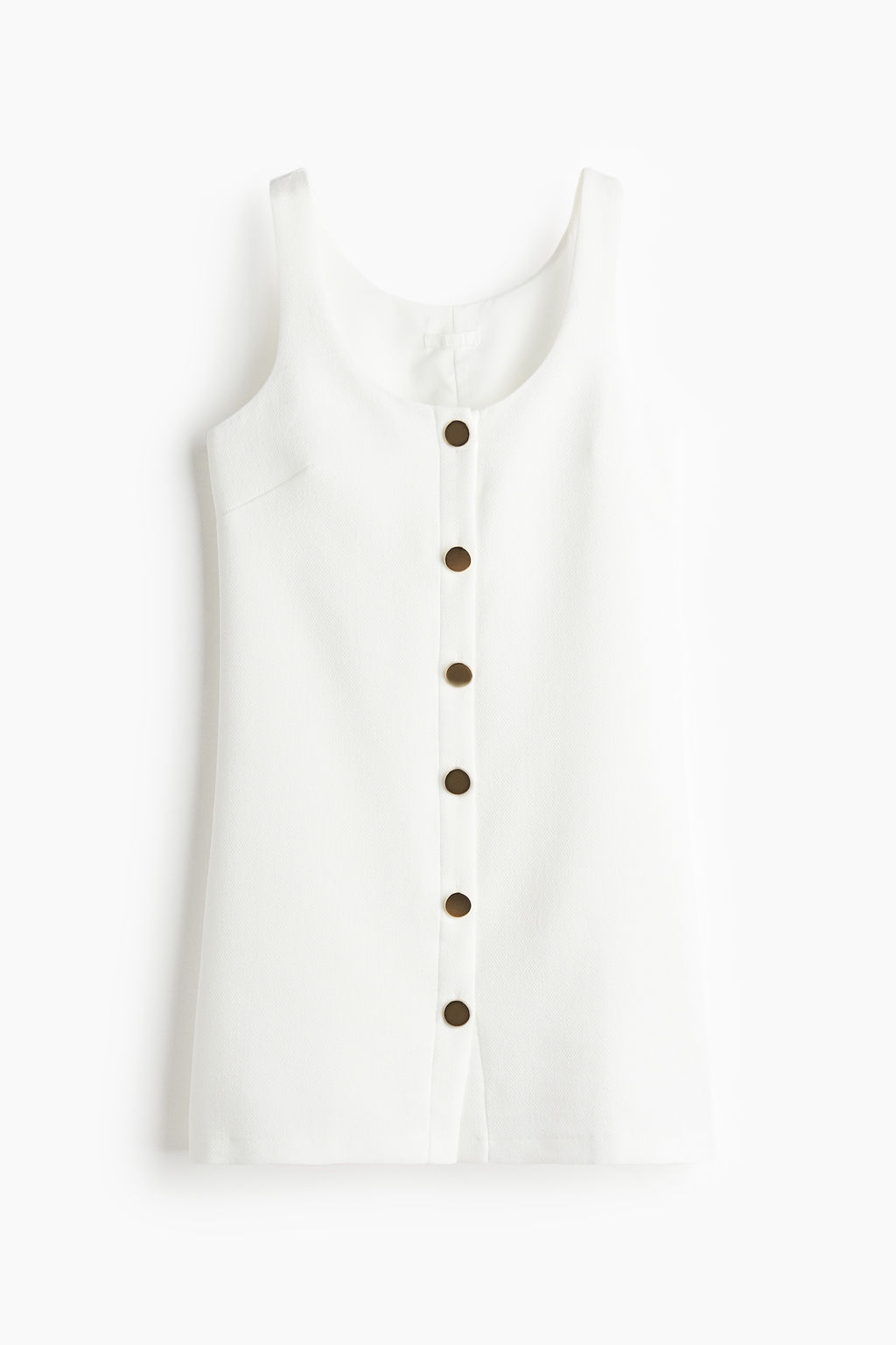 Vestido con botonadura frontal