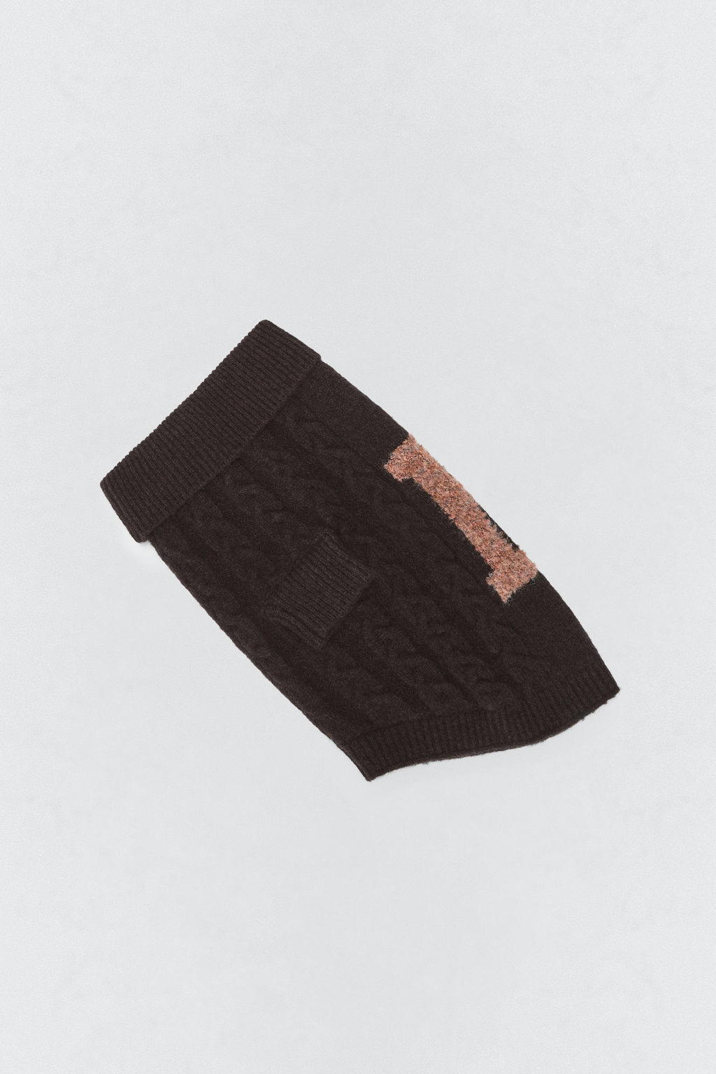 JERSEY CON LANA MASCOTAS SOSHIOTSUKI x ZARA / Chocolate  фото 4