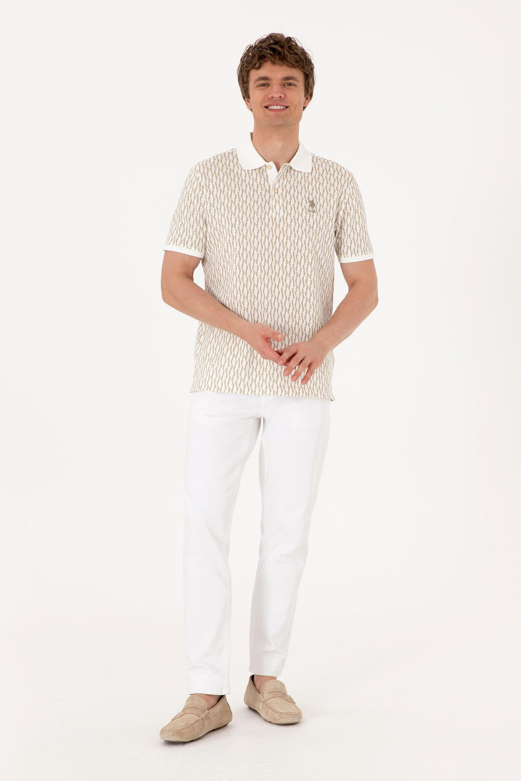 Erkek A__k Haki Ti__rt - U.s. polo assn фото 4