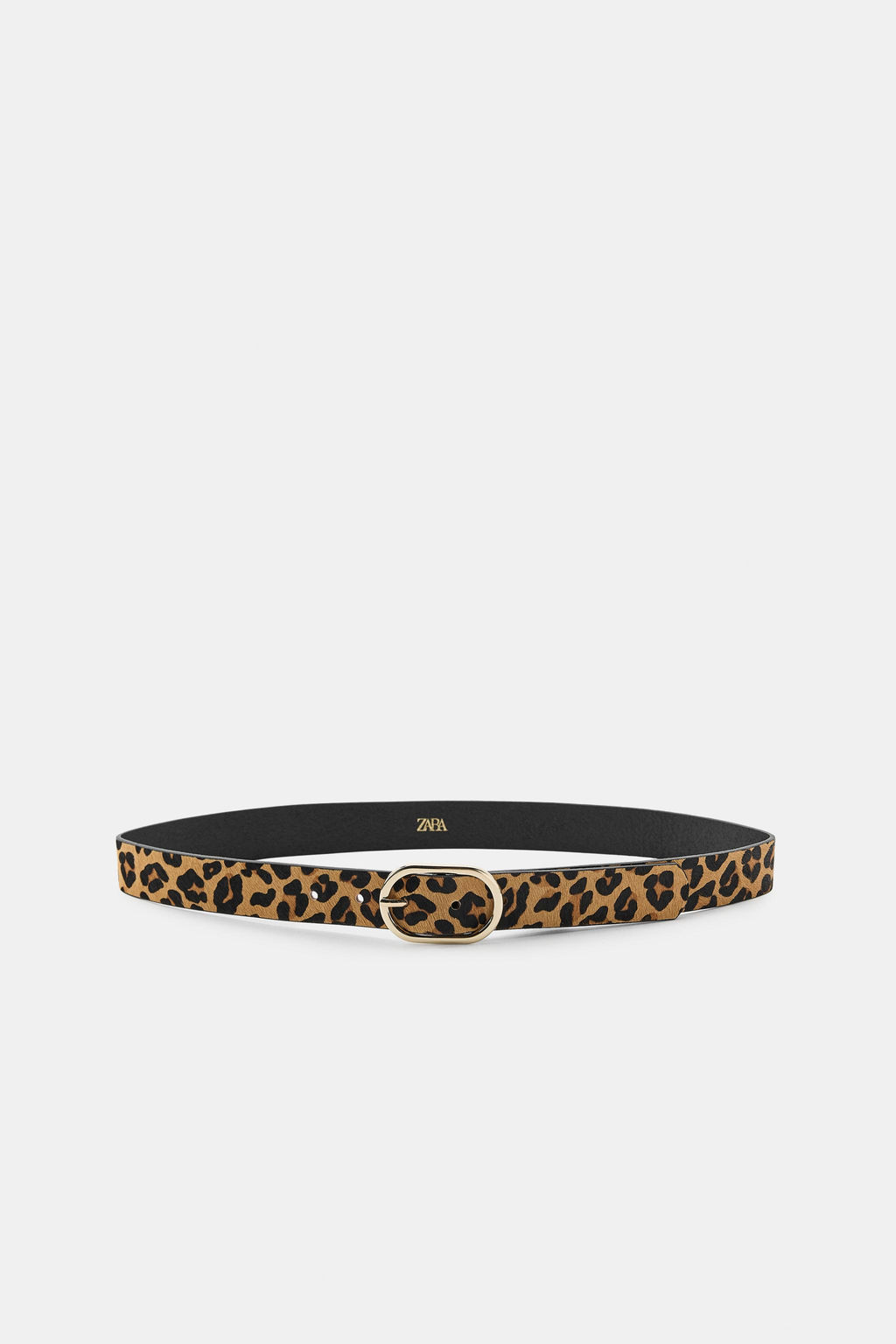 ANIMAL PRINT LEATHER BELT