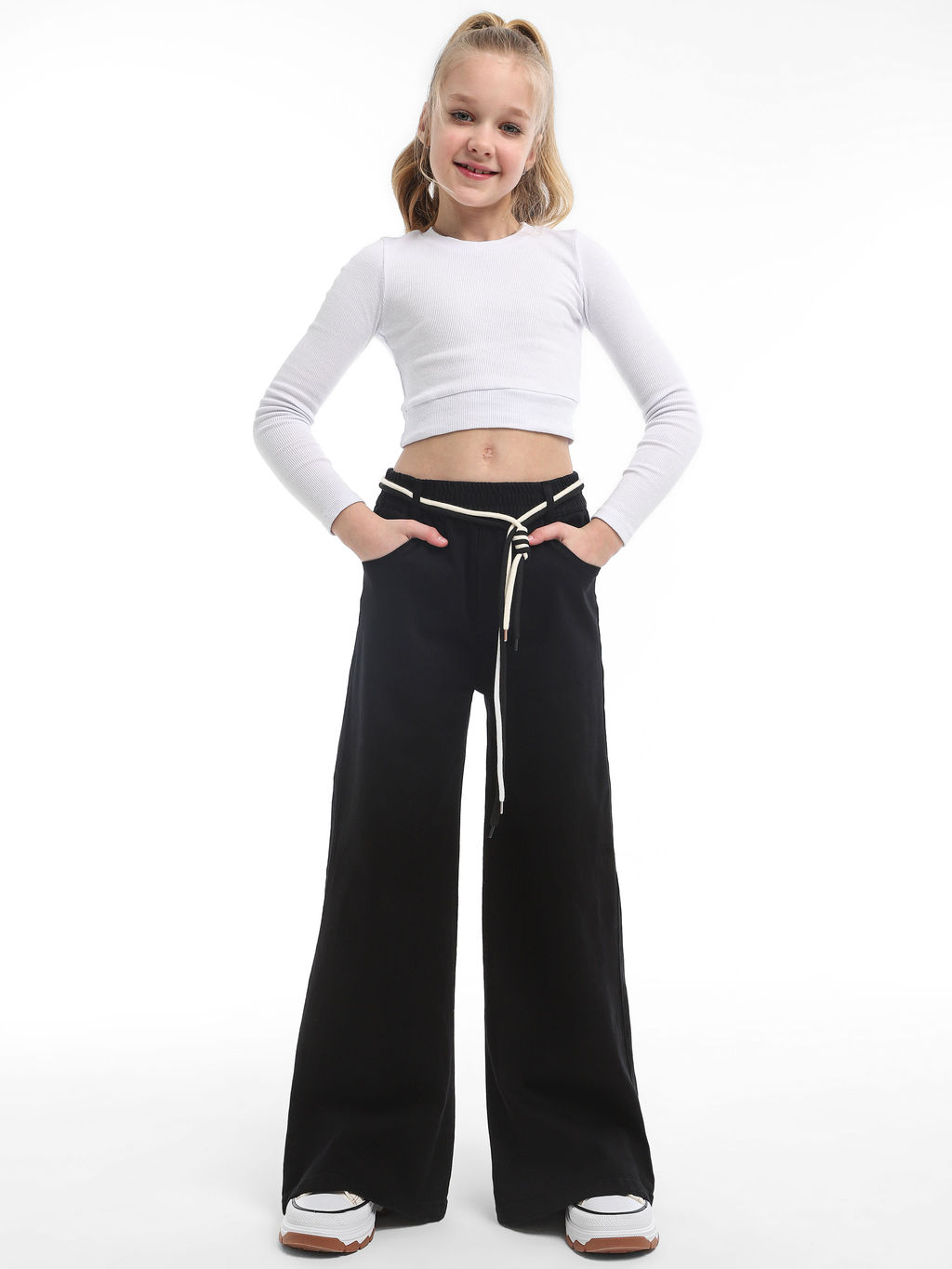 Джинсы-палаццо для девочек - СИНЯЯ МОДА фото 5