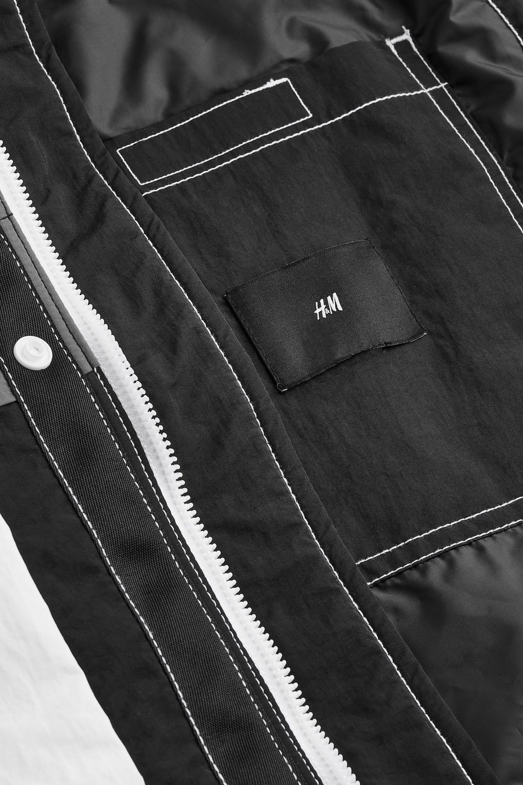 Chaqueta boxy de nailon - H&m фото 3