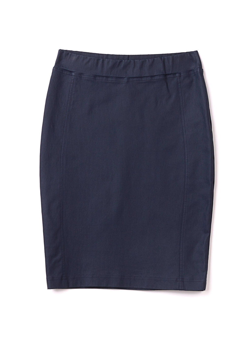 CONTE Юбка-карандаш с напылением "под кожу" GLORIA navy navy