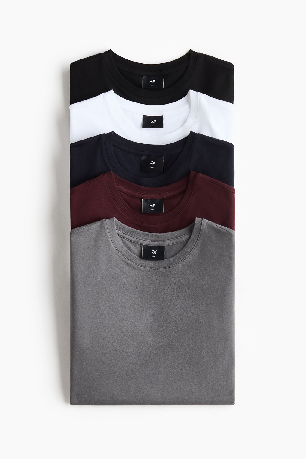 Pack de 5 camisetas Slim Fit - H&m фото 3