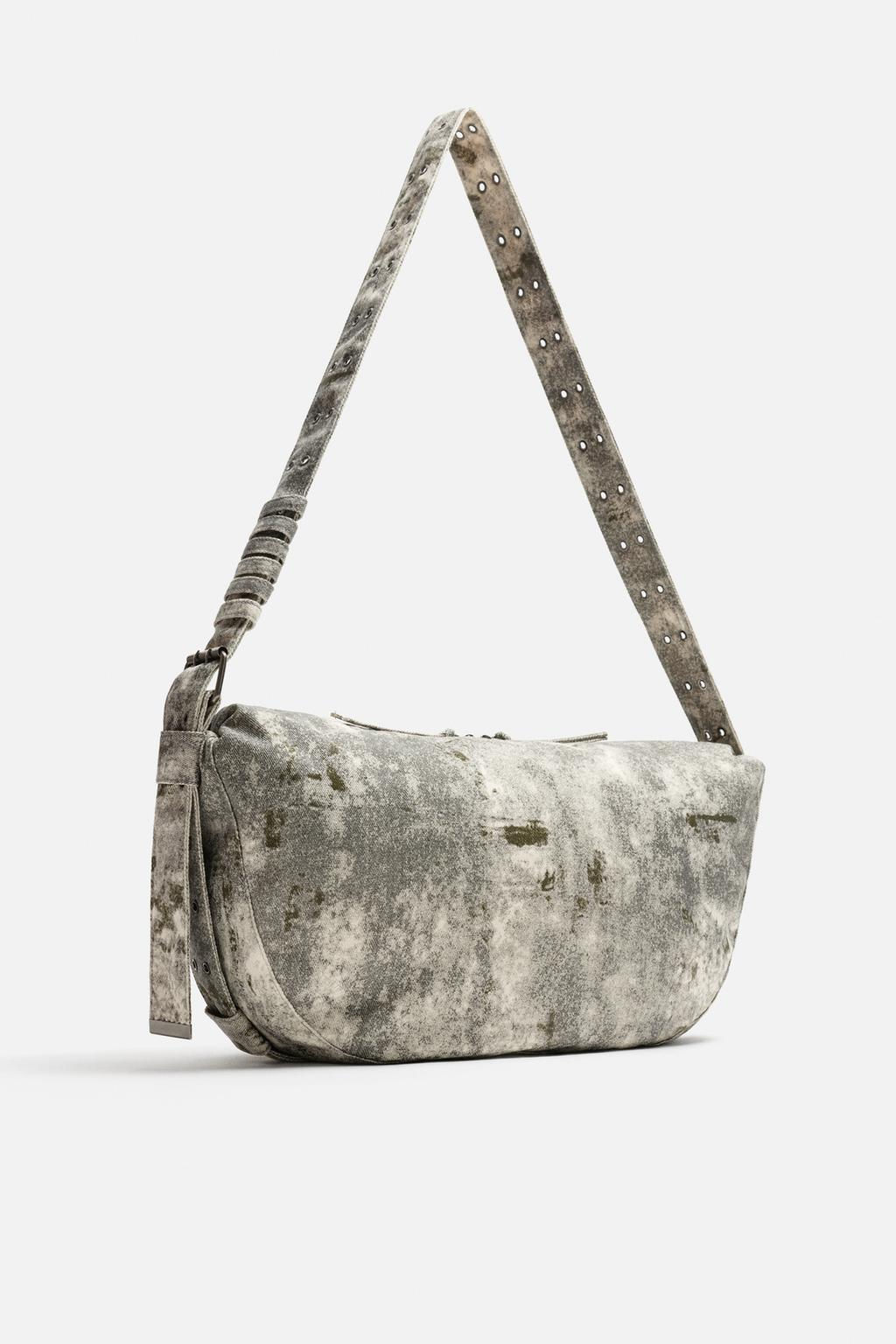DISTRESSED FABRIC BAG - Zara фото 6