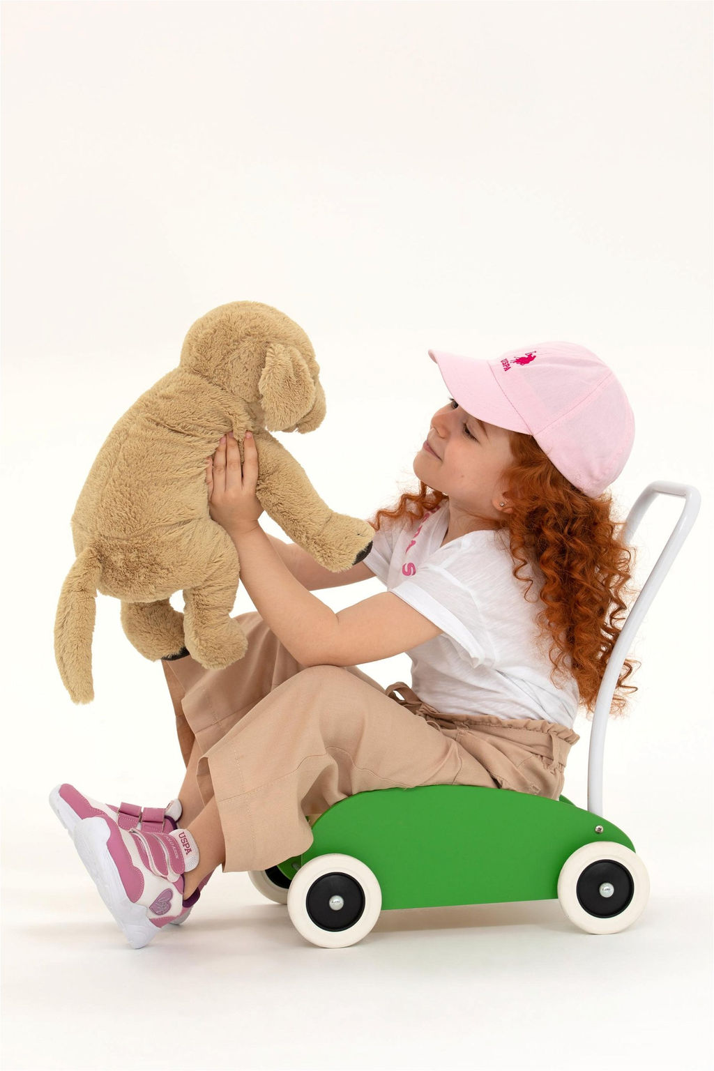 U. S. Polo Assn Брюки песочного цвета для девочек из парусины - U.s. polo assn фото 11